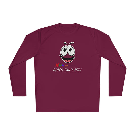 Hmmm, Unisex Lightweight Long Sleeve Tee