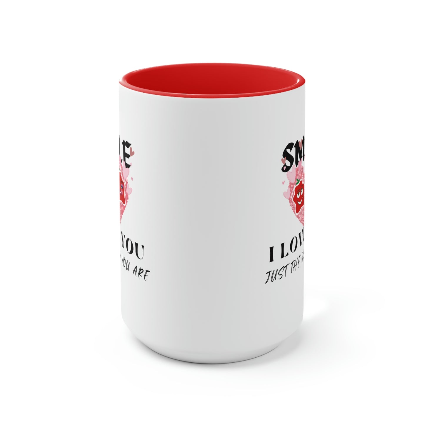 Love Two-Tone Coffee Mugs, 15oz