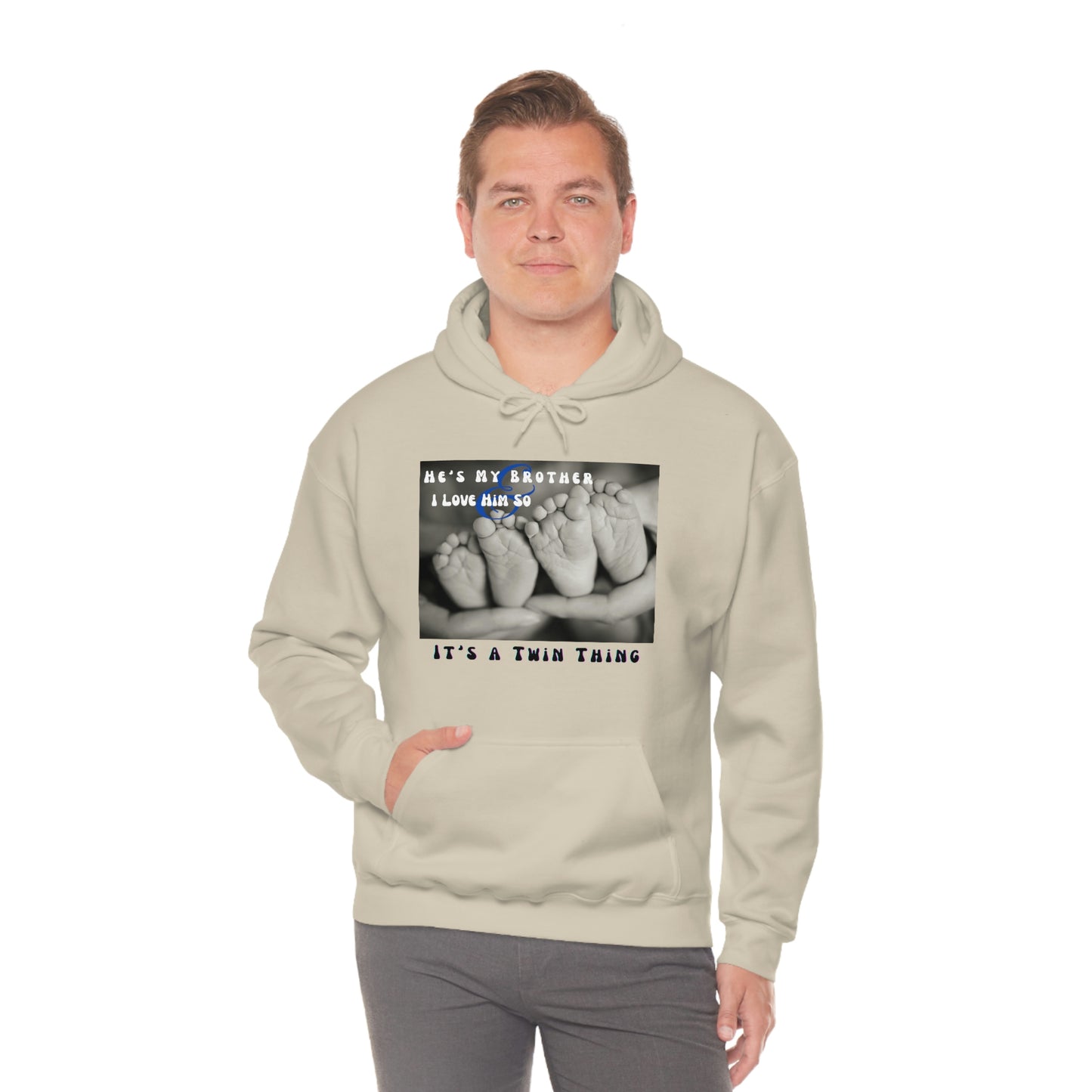 Twin, Unisex Heavy Blend™ Hooded Sweatshirt