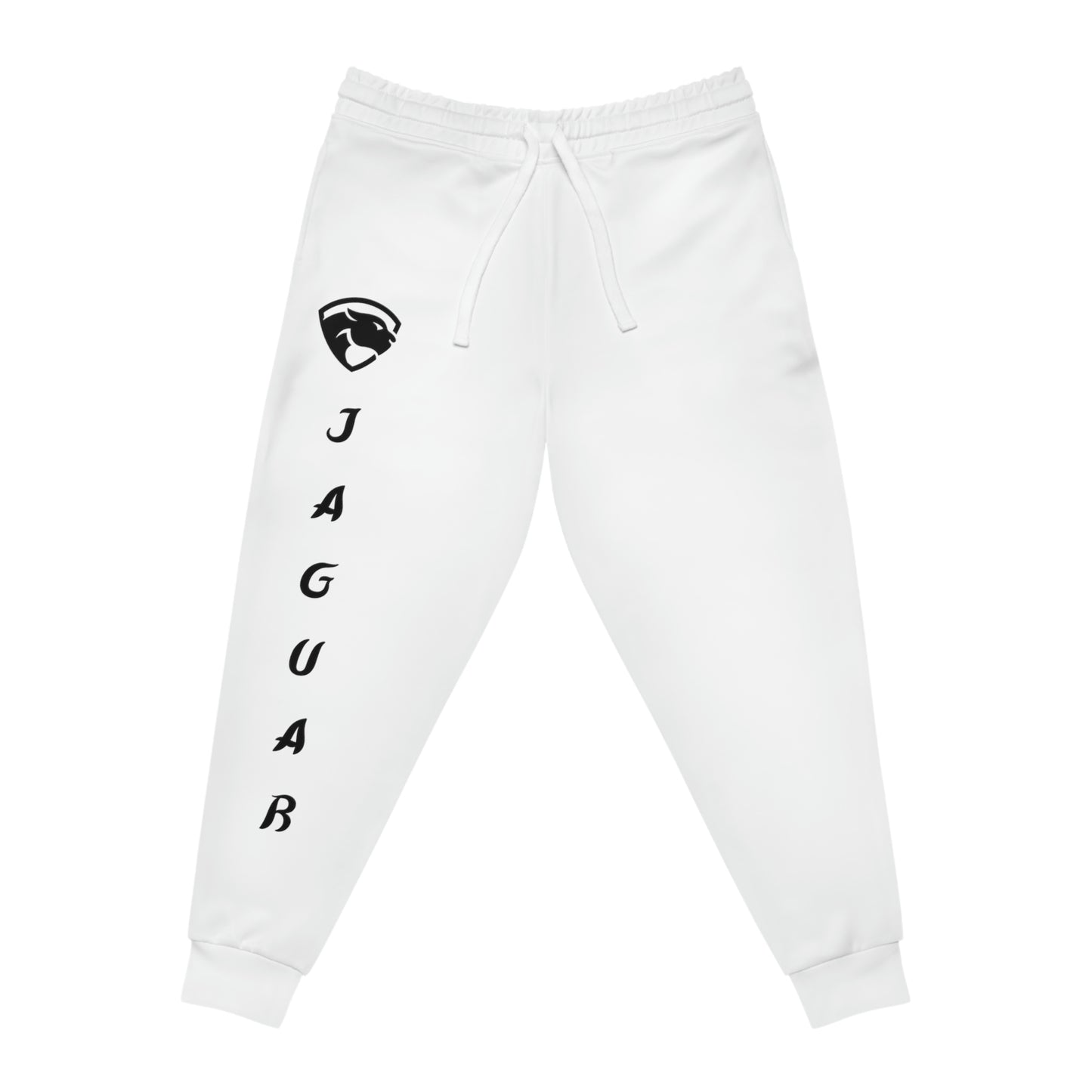 Jaguar White Athletic Joggers (AOP)