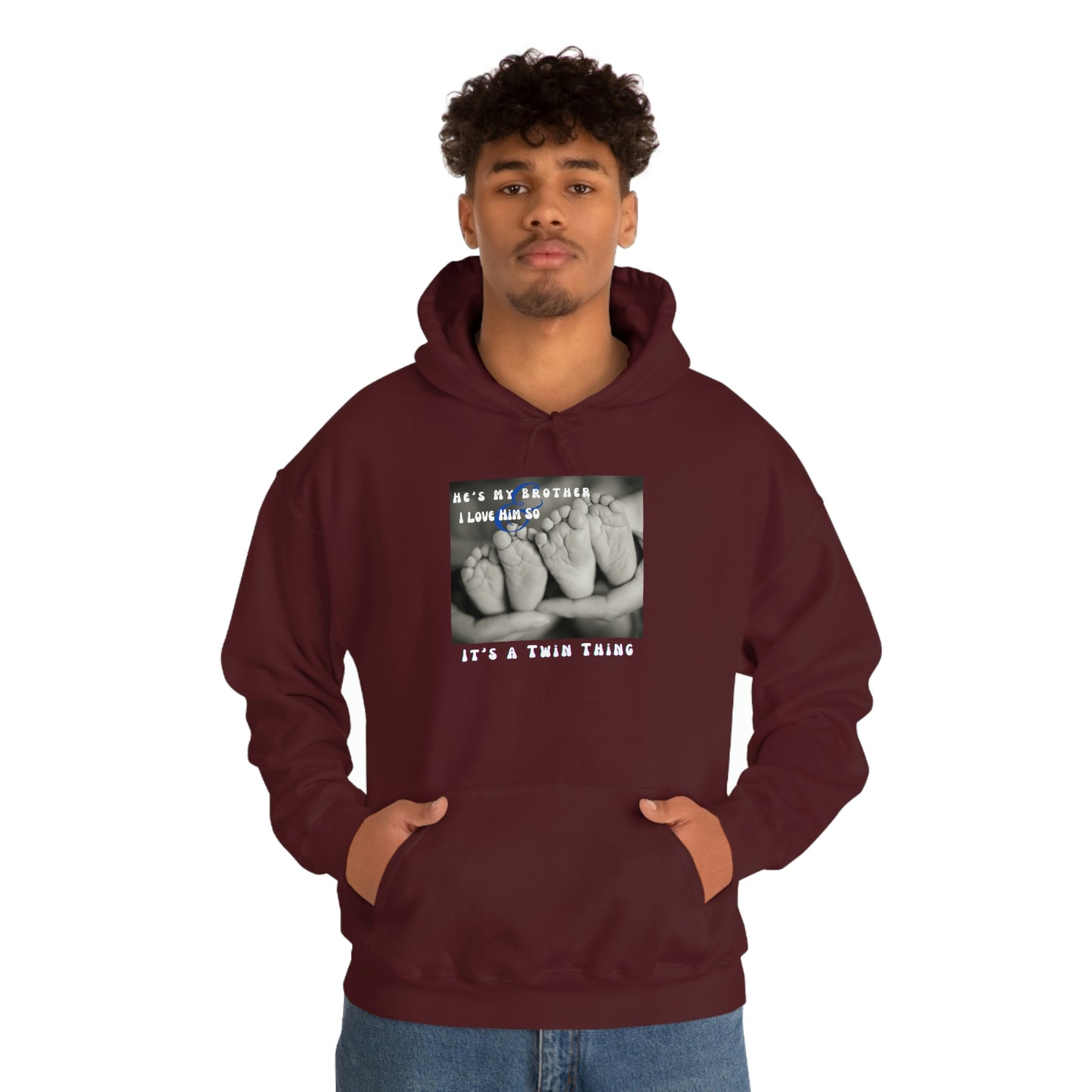 Twin, Unisex Heavy Blend™ Hooded Sweatshirt