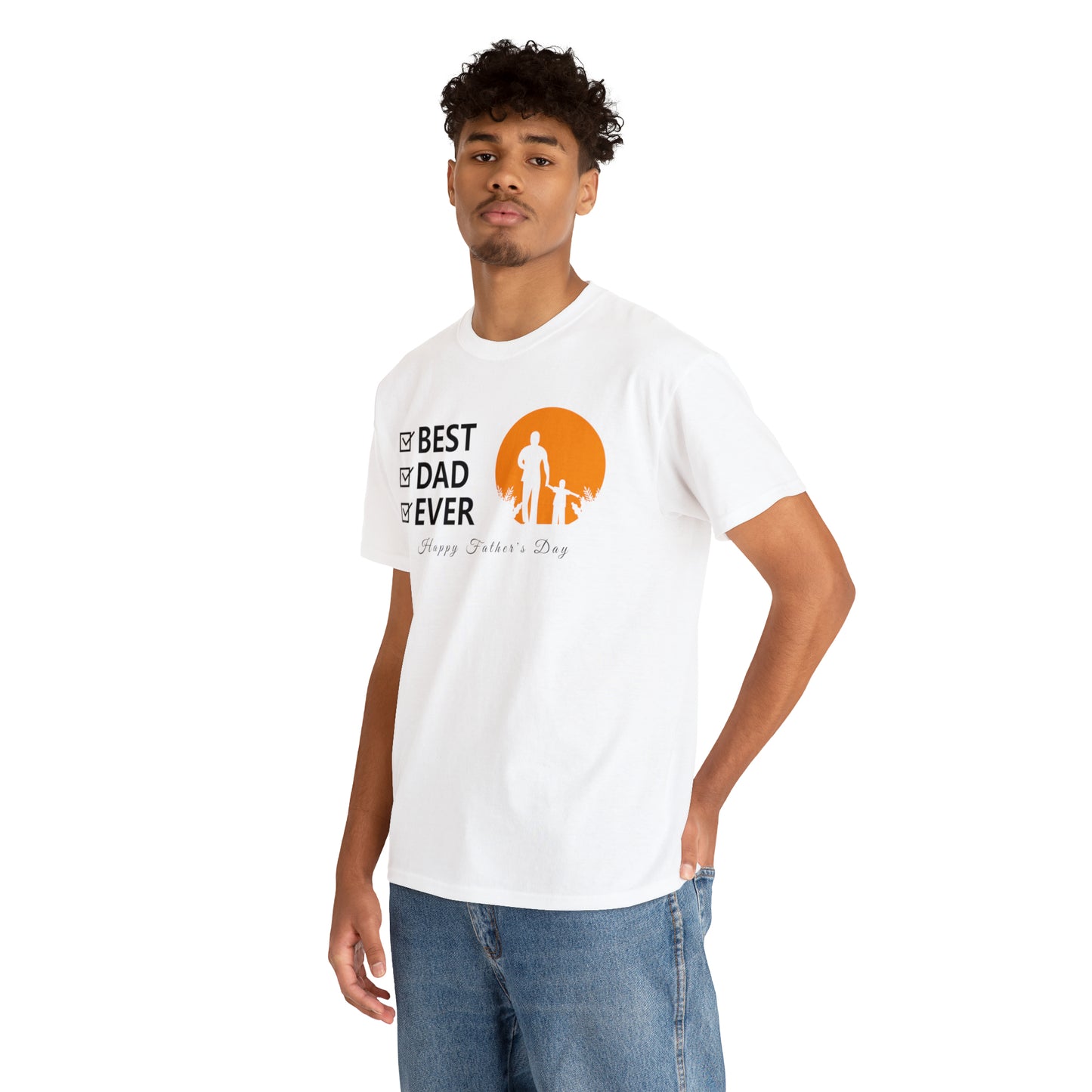 Exotic Print Father's Day Unisex Heavy Cotton Tee