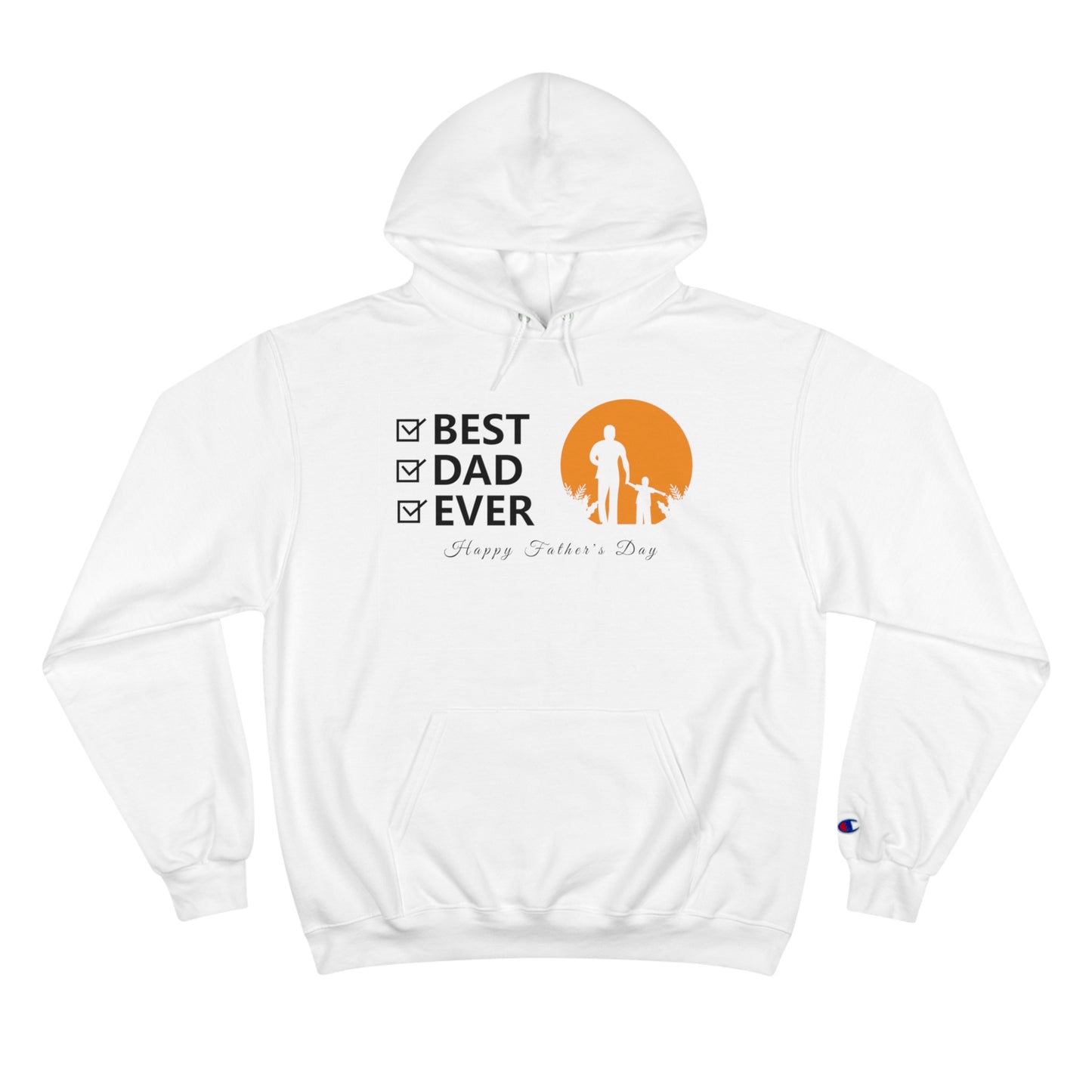 Exotic Print Father's Day Champion Hoodie