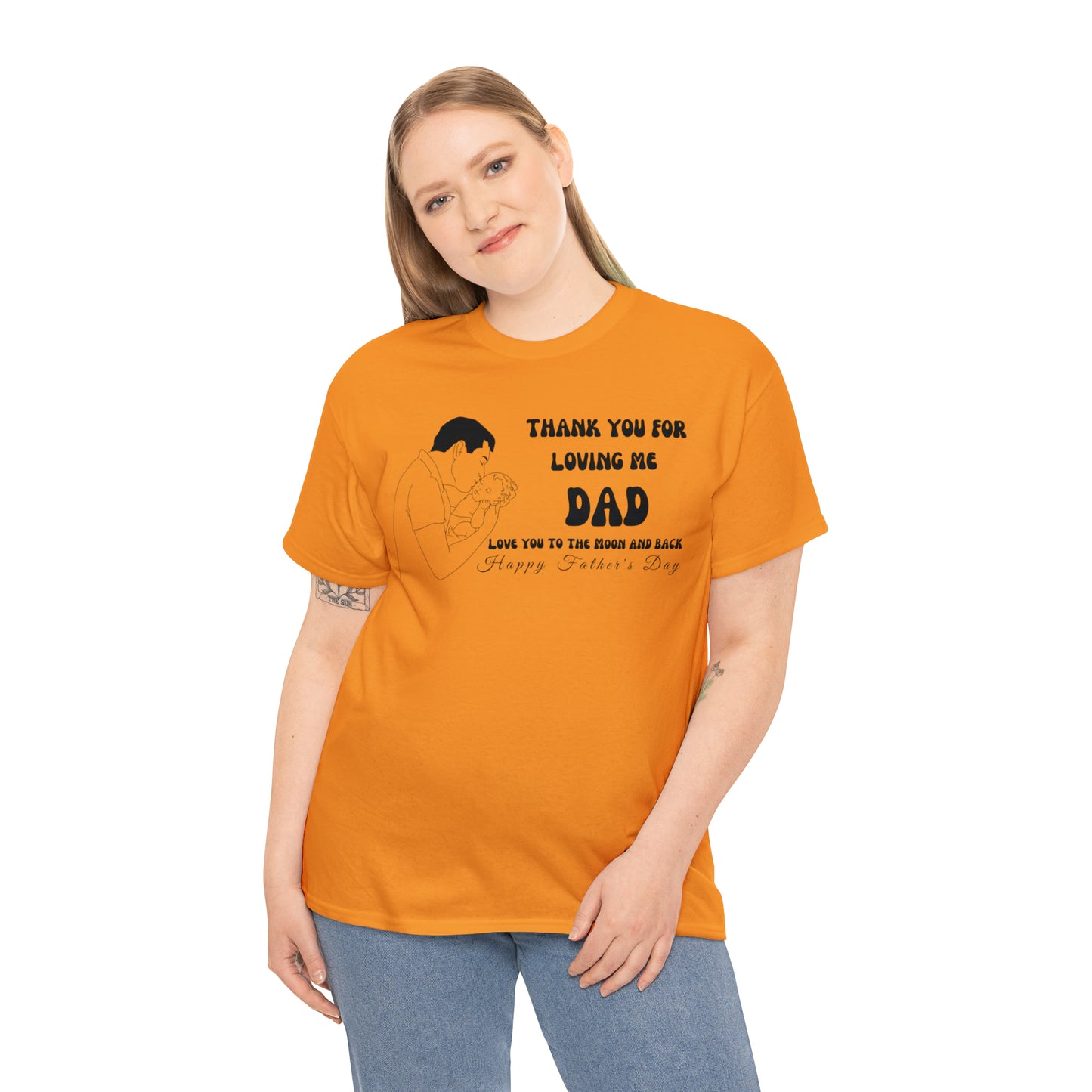 Exotic Print Father's Day Unisex Heavy Cotton Tee