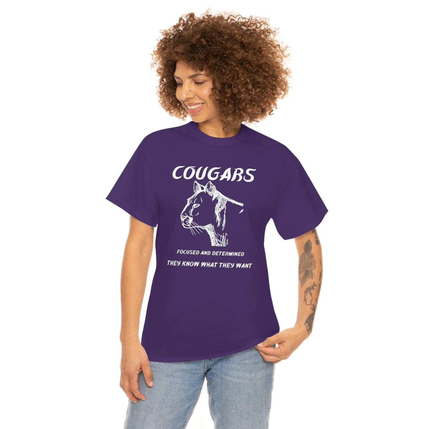 Cougars Unisex Heavy Cotton Tee