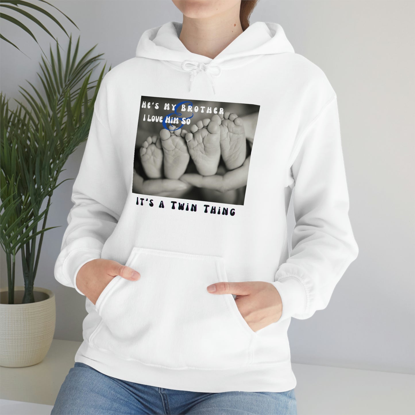 Twin, Unisex Heavy Blend™ Hooded Sweatshirt