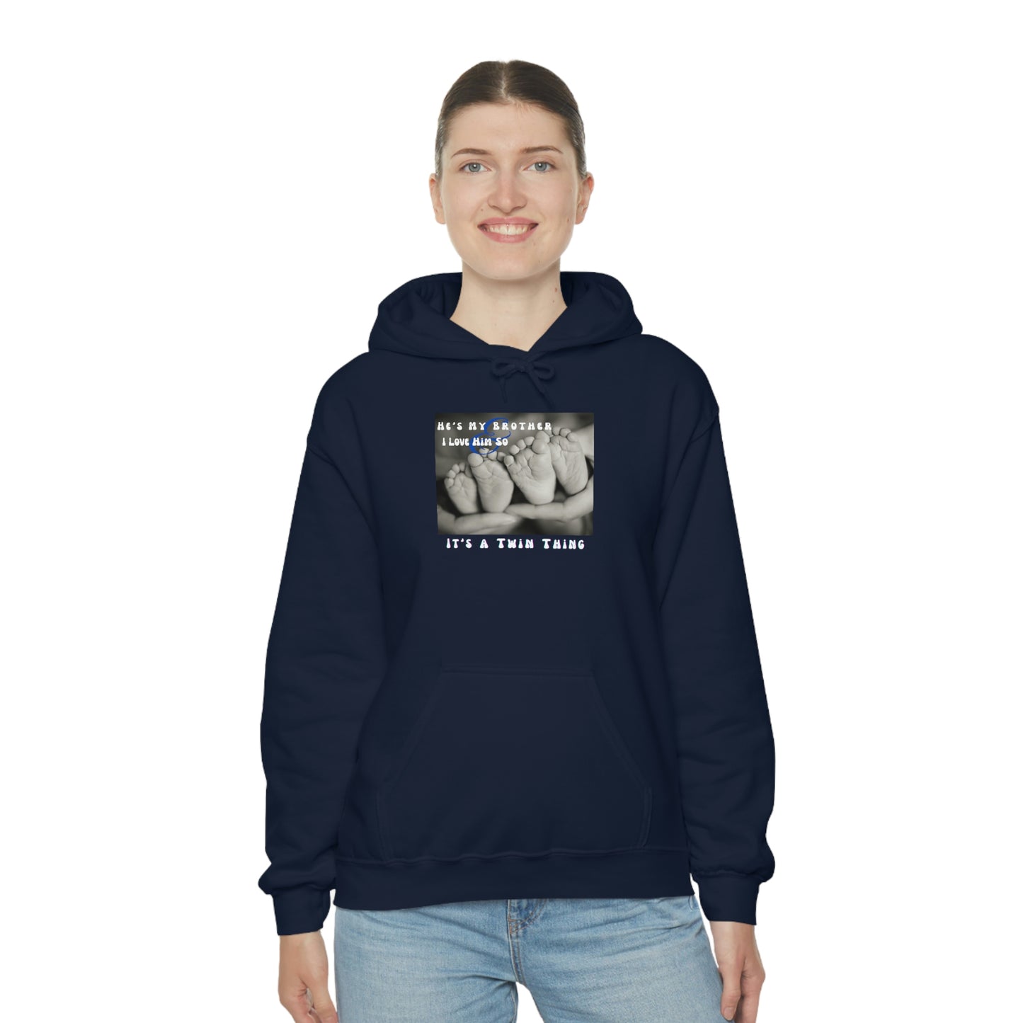 Twin, Unisex Heavy Blend™ Hooded Sweatshirt