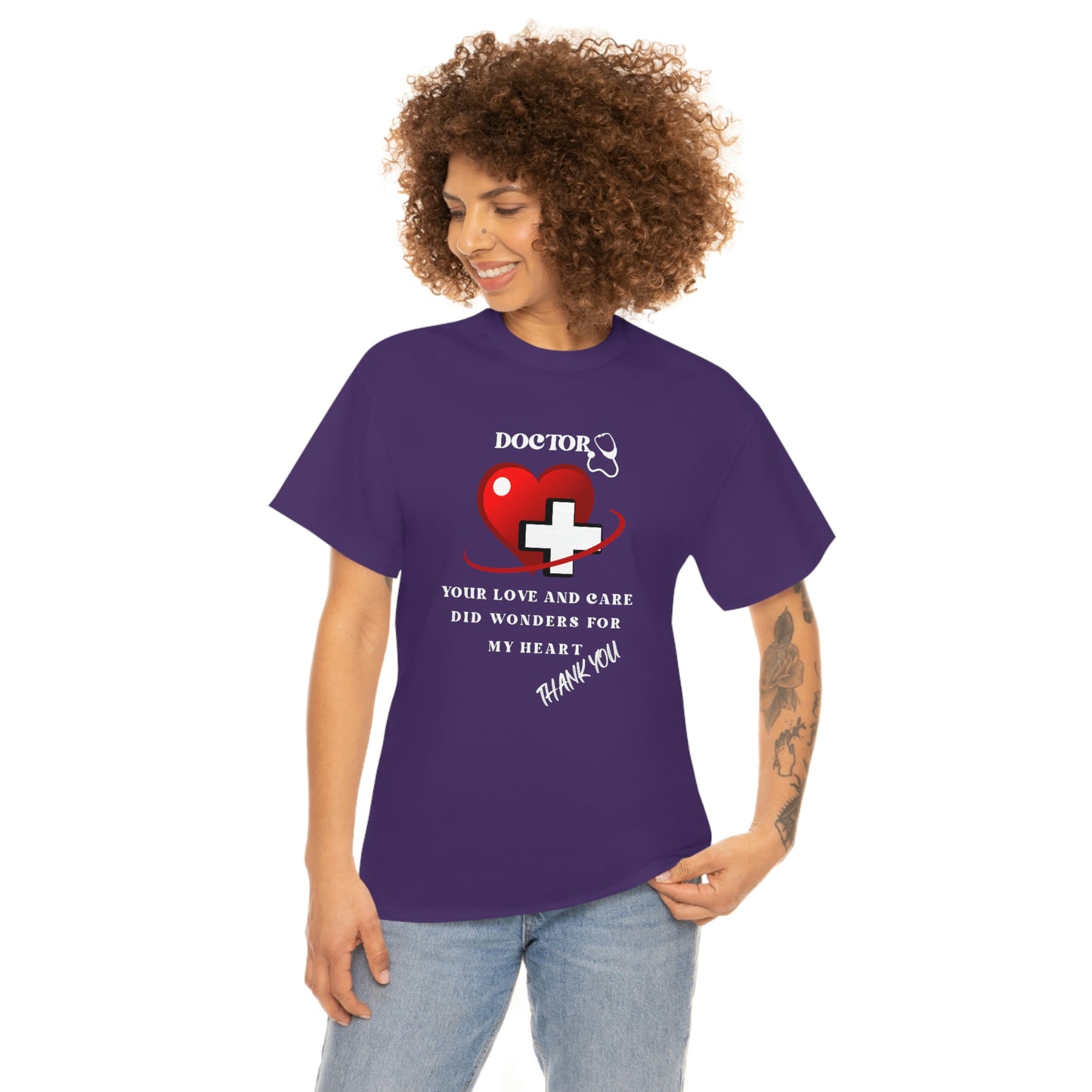 Medical, CVICU, EKG, Unisex Heavy Cotton Tee