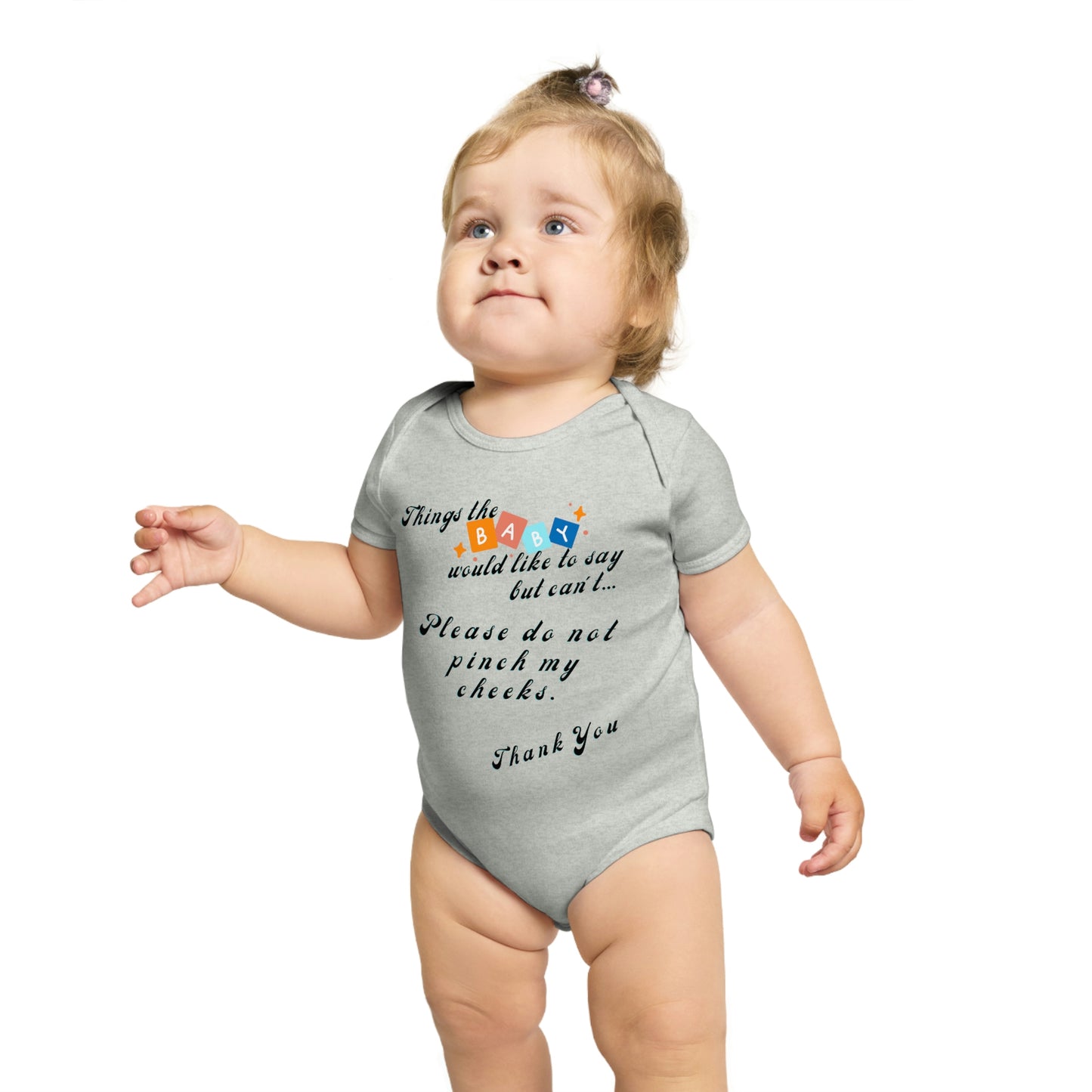 Baby Talk, Short Sleeve Baby Bodysuit