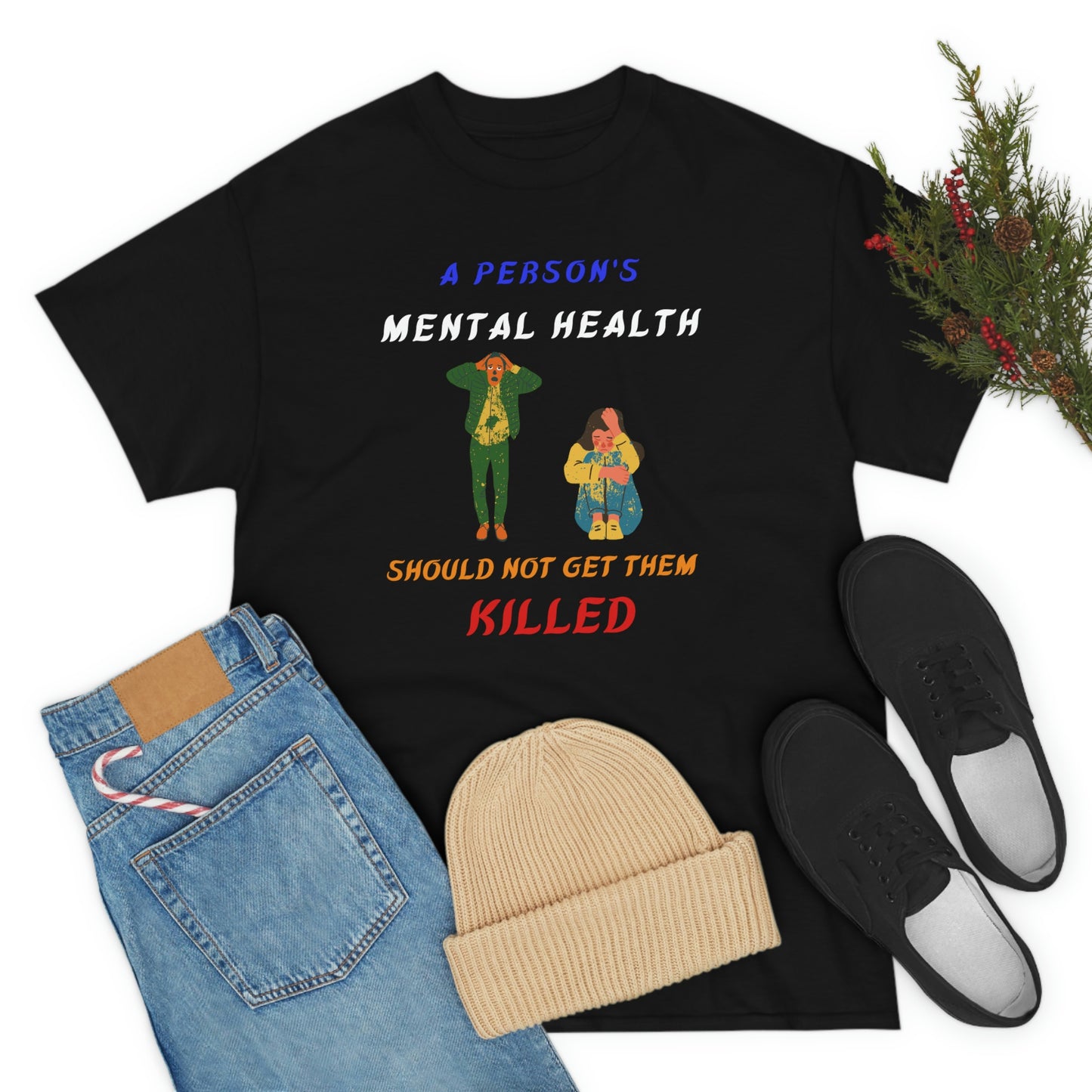 Mental Health Unisex Heavy Cotton Tee