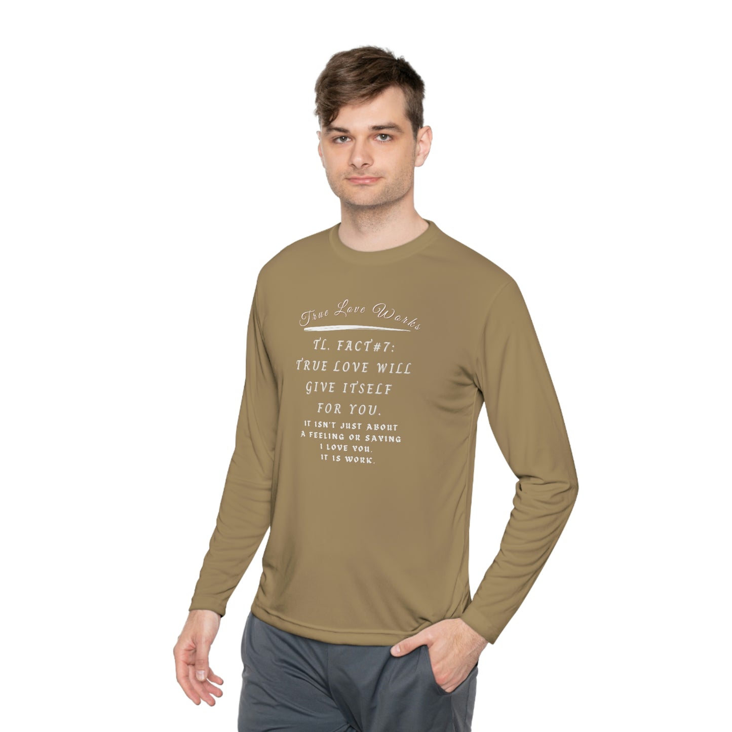 True Love, Unisex Lightweight Long Sleeve Tee