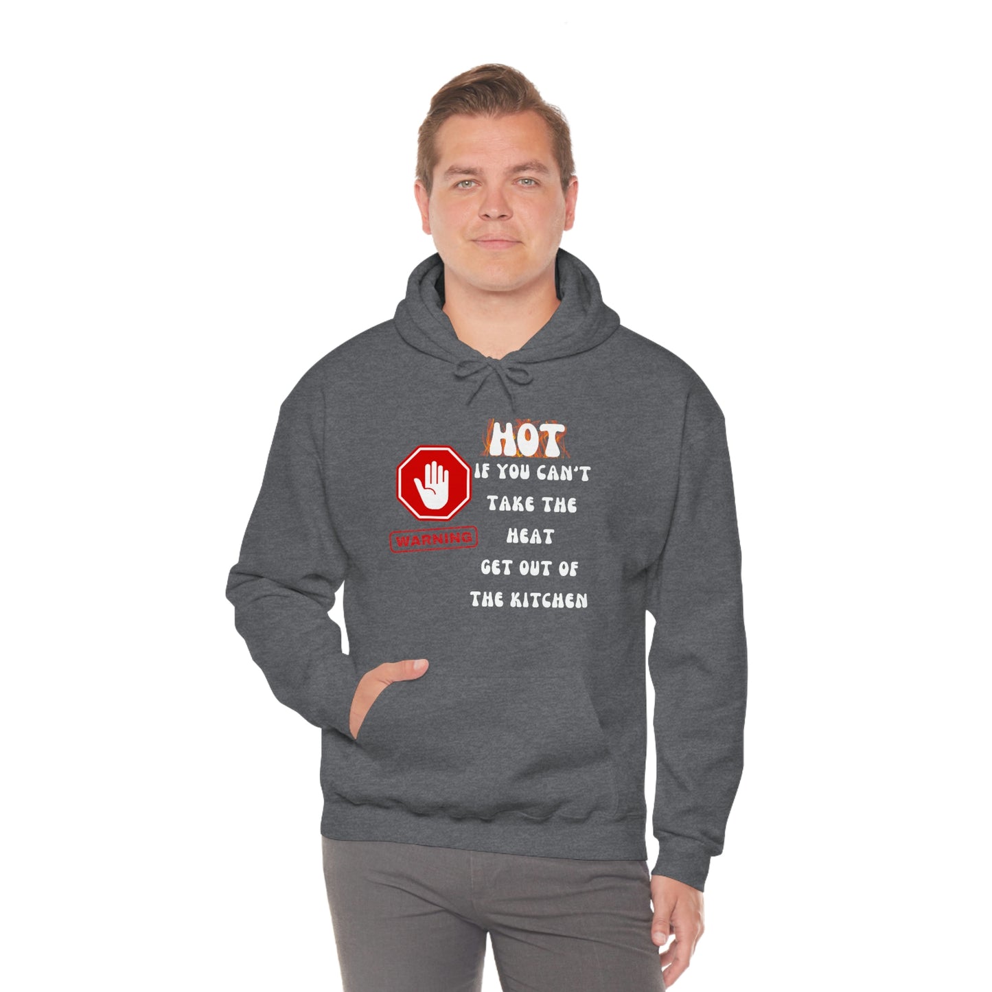 Warning, Unisex Heavy Blend™ Hooded Sweatshirt