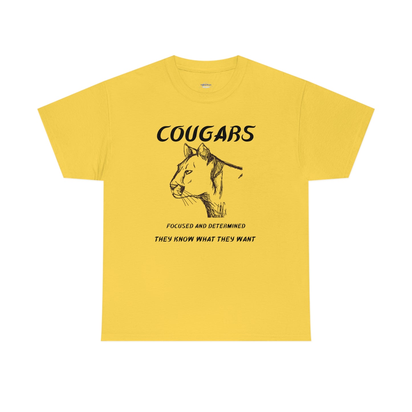 Cougars Unisex Heavy Cotton Tee