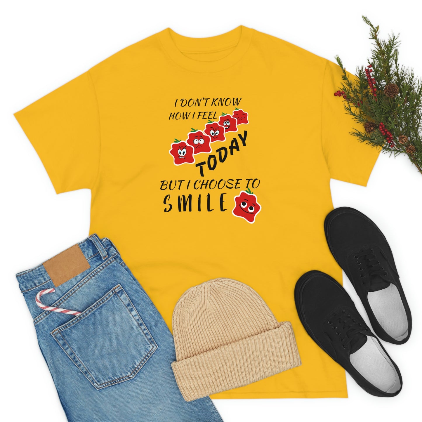 Smile Unisex Heavy Cotton Tee