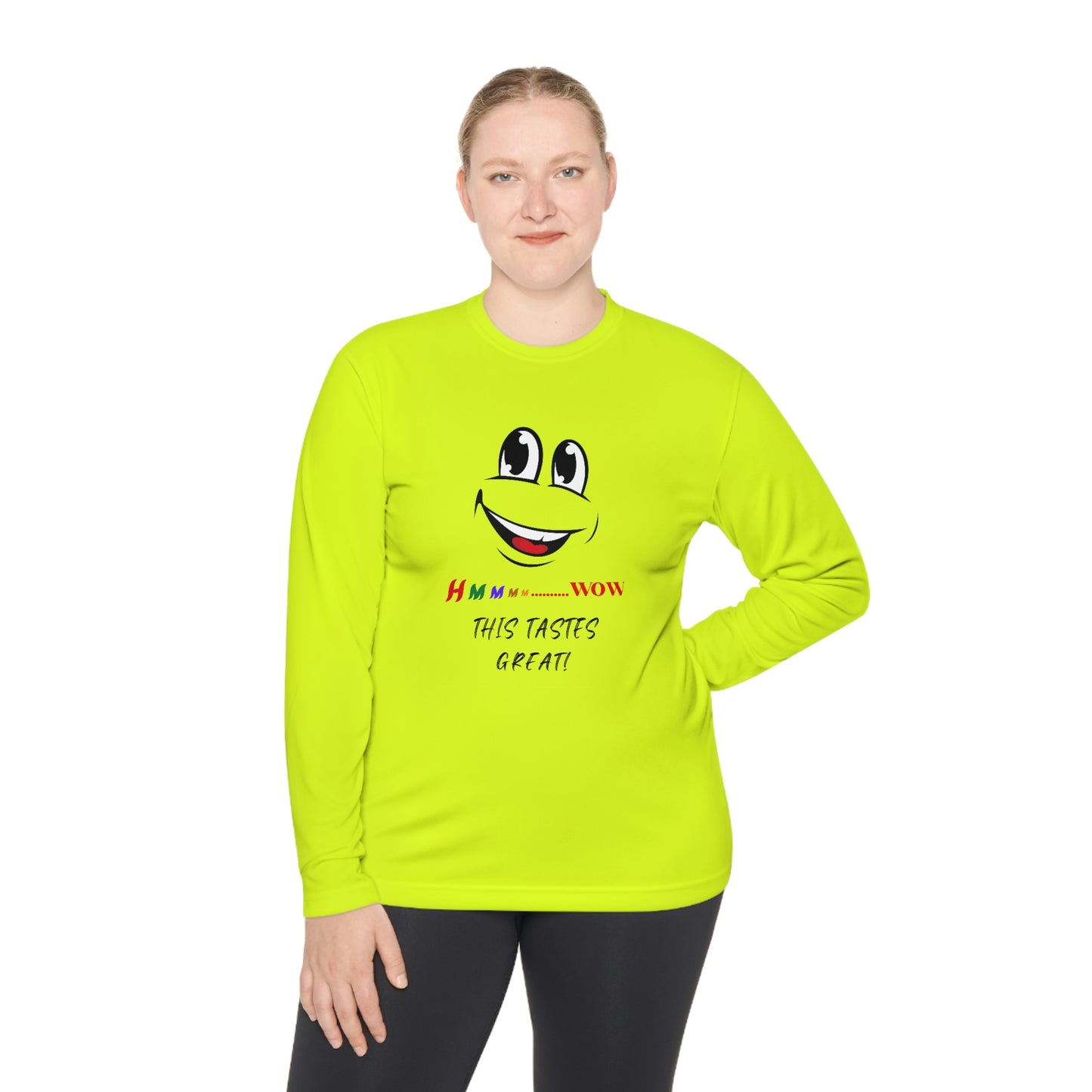 Hmmm, Unisex Lightweight Long Sleeve Tee