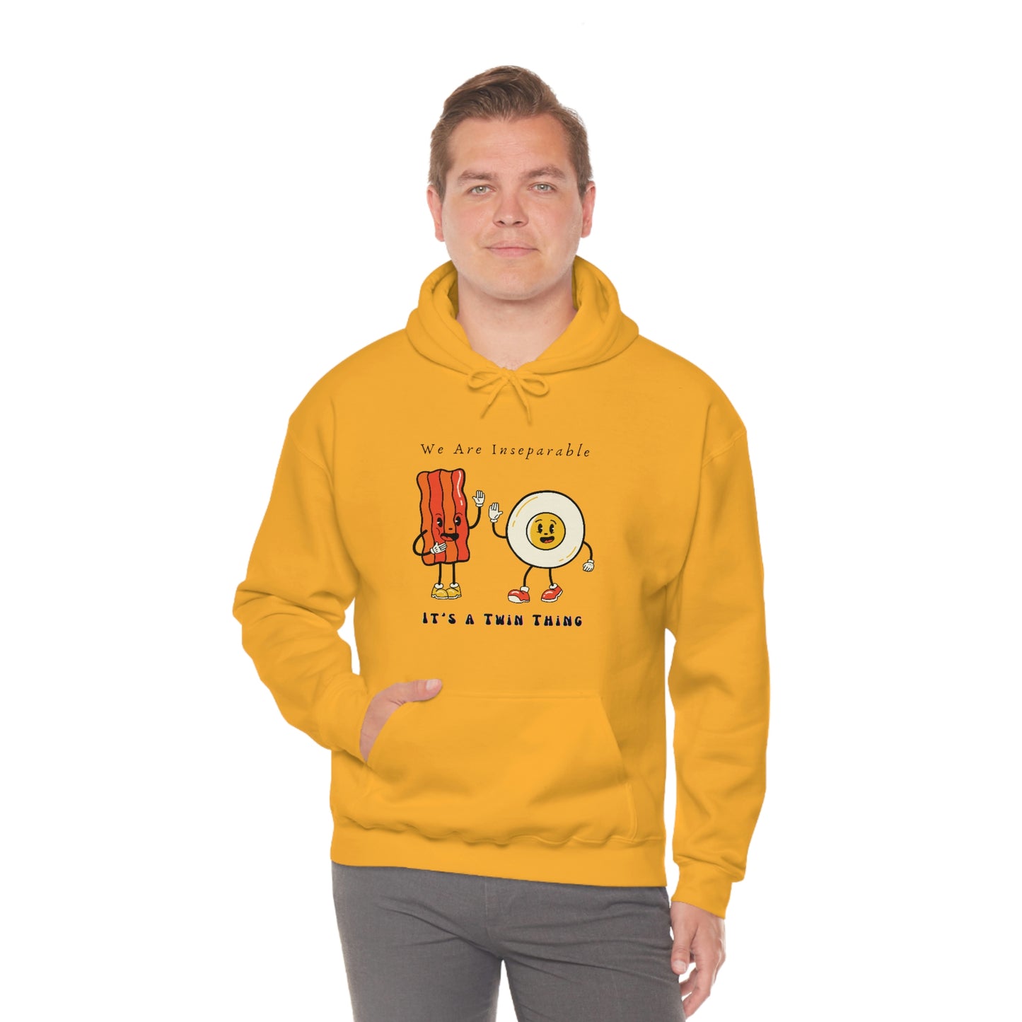 Twin, Unisex Heavy Blend™ Hooded Sweatshirt