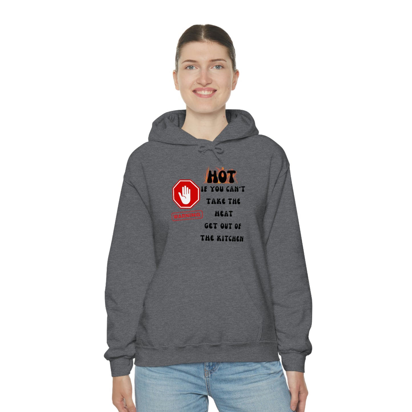 Warning, Unisex Heavy Blend™ Hooded Sweatshirt