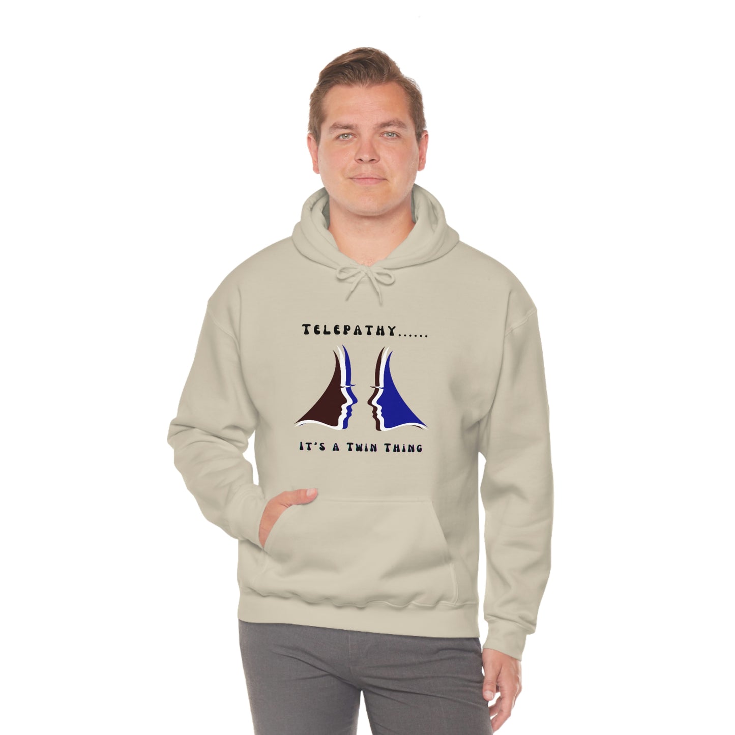 Twin, Unisex Heavy Blend™ Hooded Sweatshirt