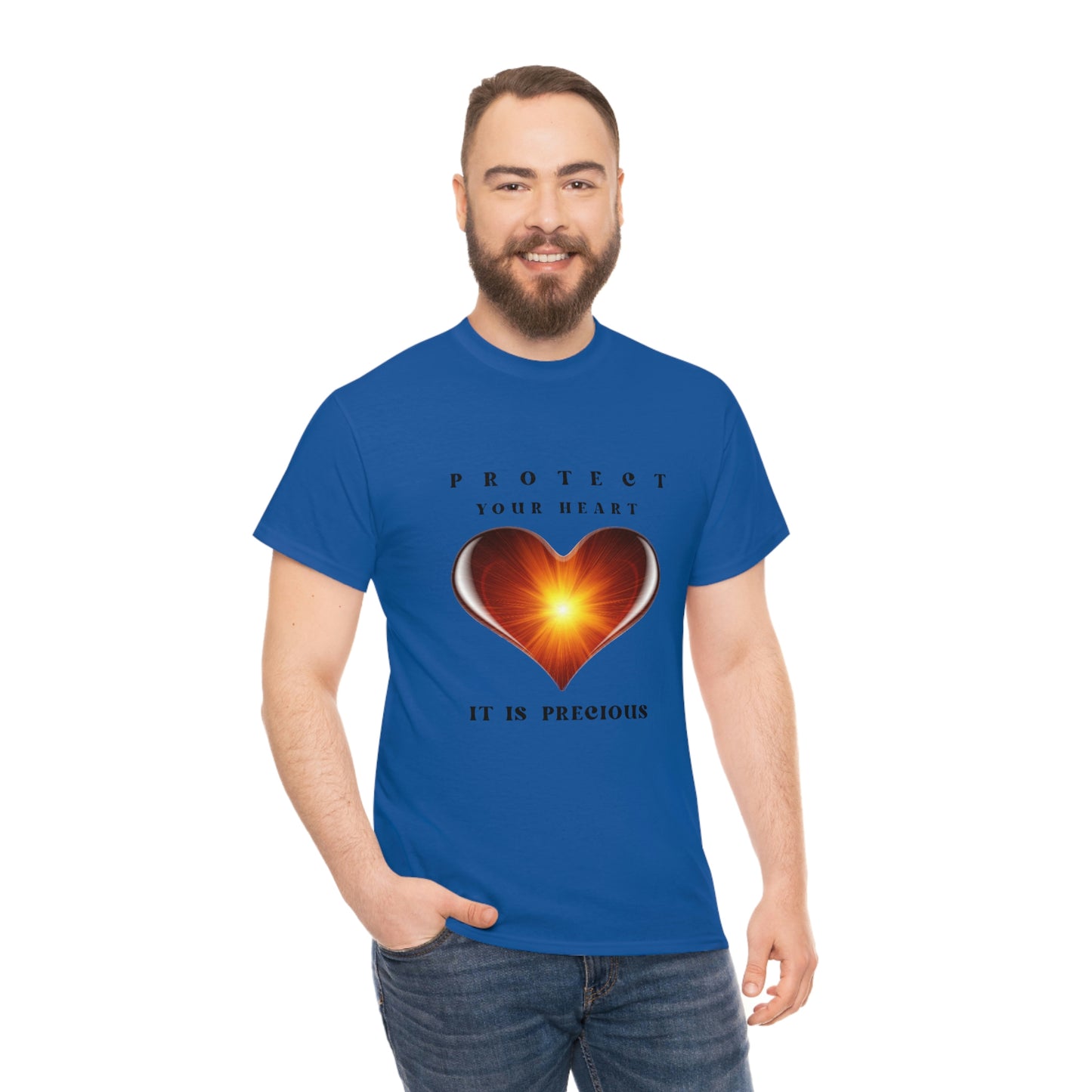 Protect Your Heart Unisex Heavy Cotton Tee