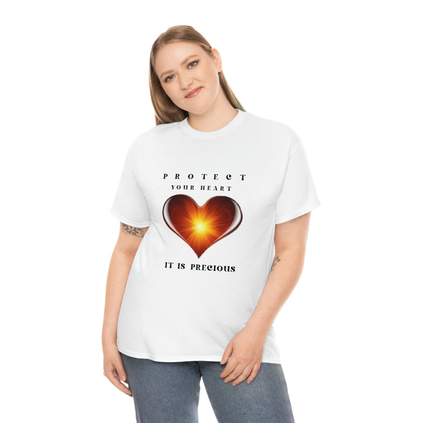 Protect Your Heart Unisex Heavy Cotton Tee