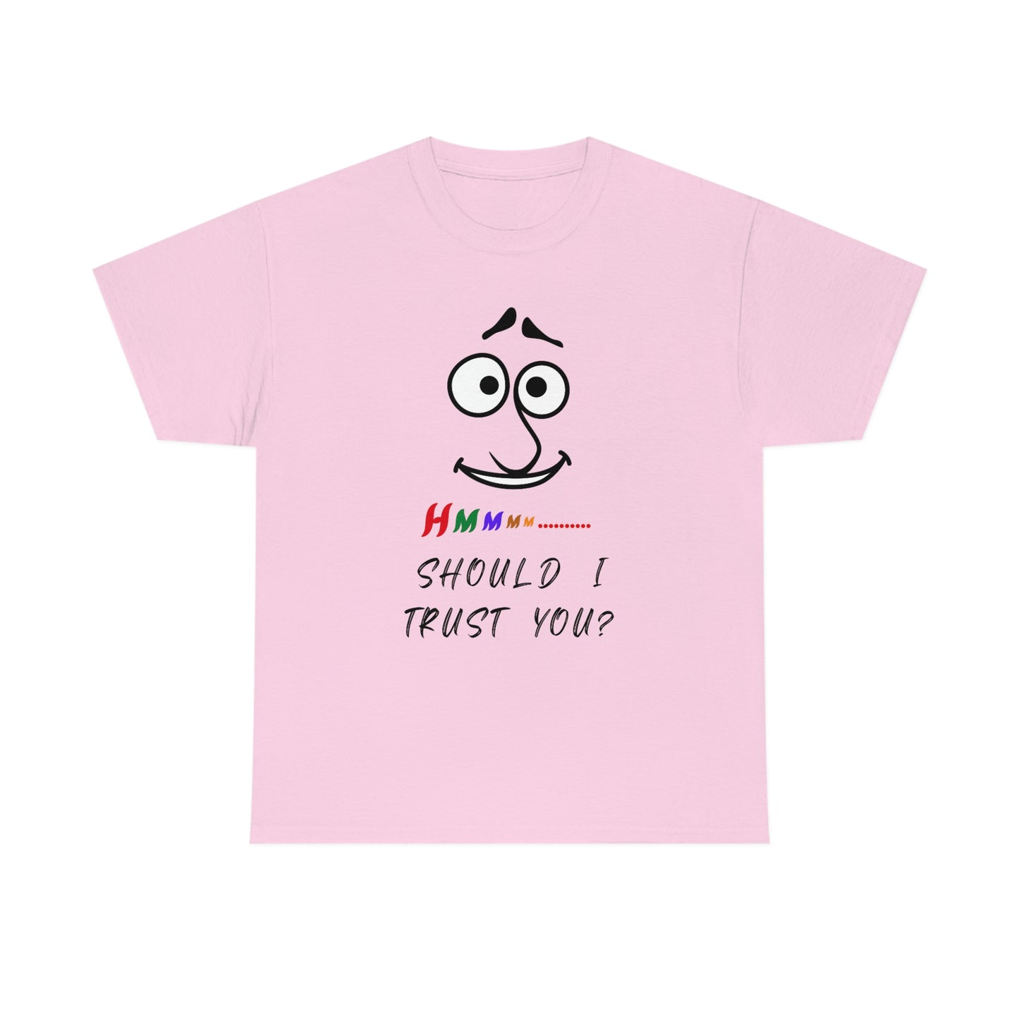 Hmmm, Funny, Unisex Heavy Cotton Tee