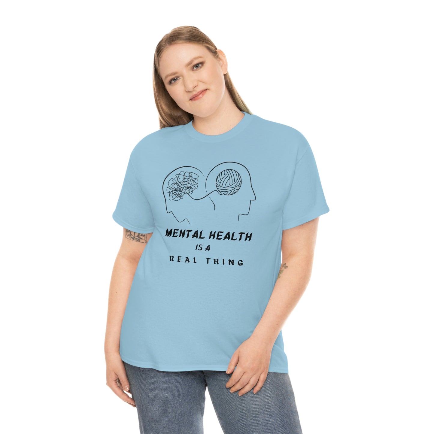 Mental Health Unisex Heavy Cotton Tee