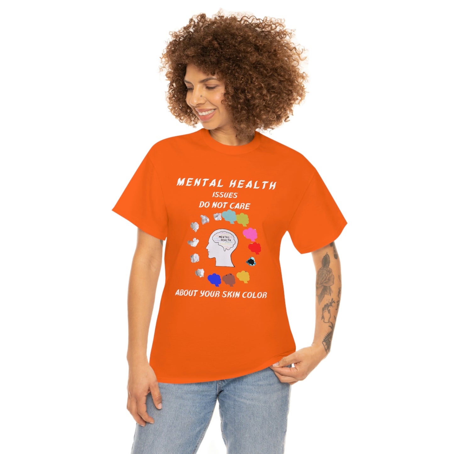 Mental Health Unisex Heavy Cotton Tee