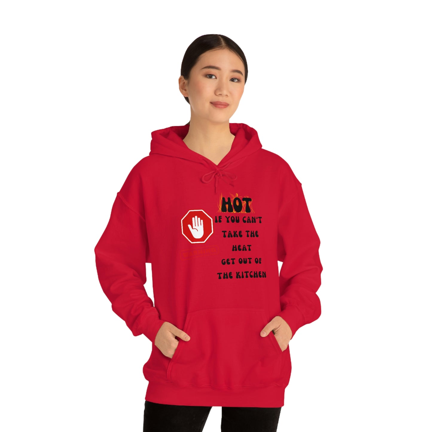 Warning, Unisex Heavy Blend™ Hooded Sweatshirt