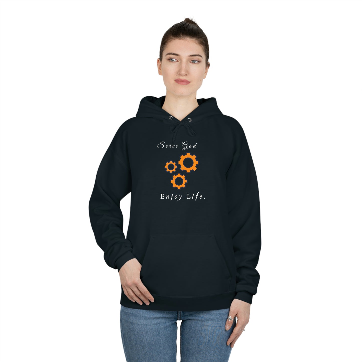 Make It Happen, Unisex EcoSmart® Pullover Hoodie Sweatshirt