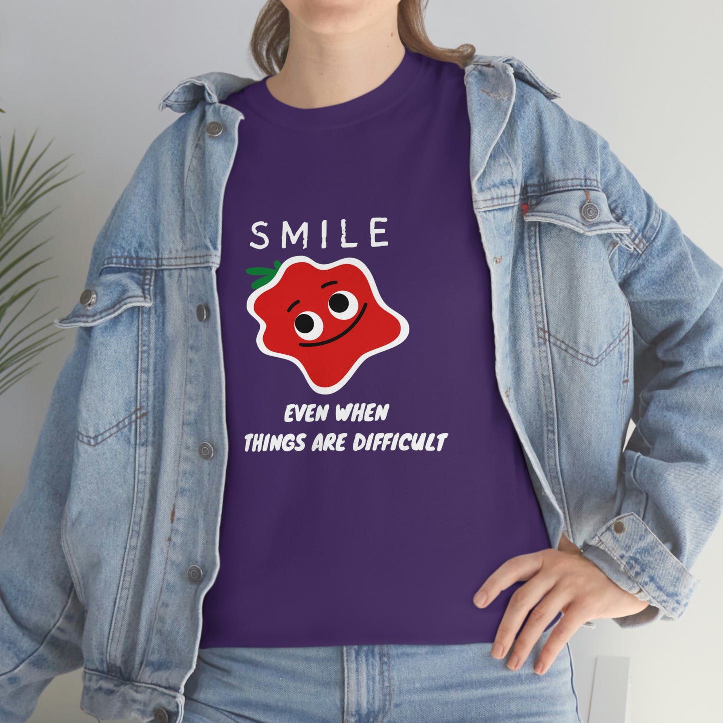 Smile Unisex Heavy Cotton Tee