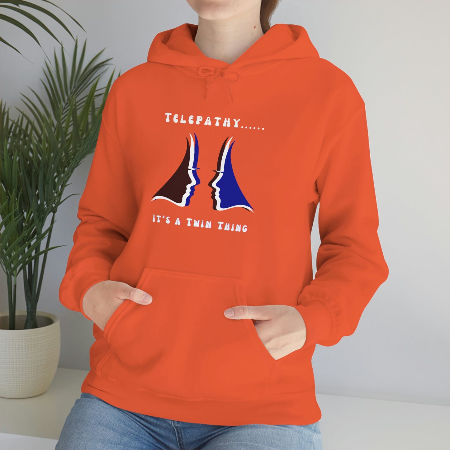 Twin, Unisex Heavy Blend™ Hooded Sweatshirt