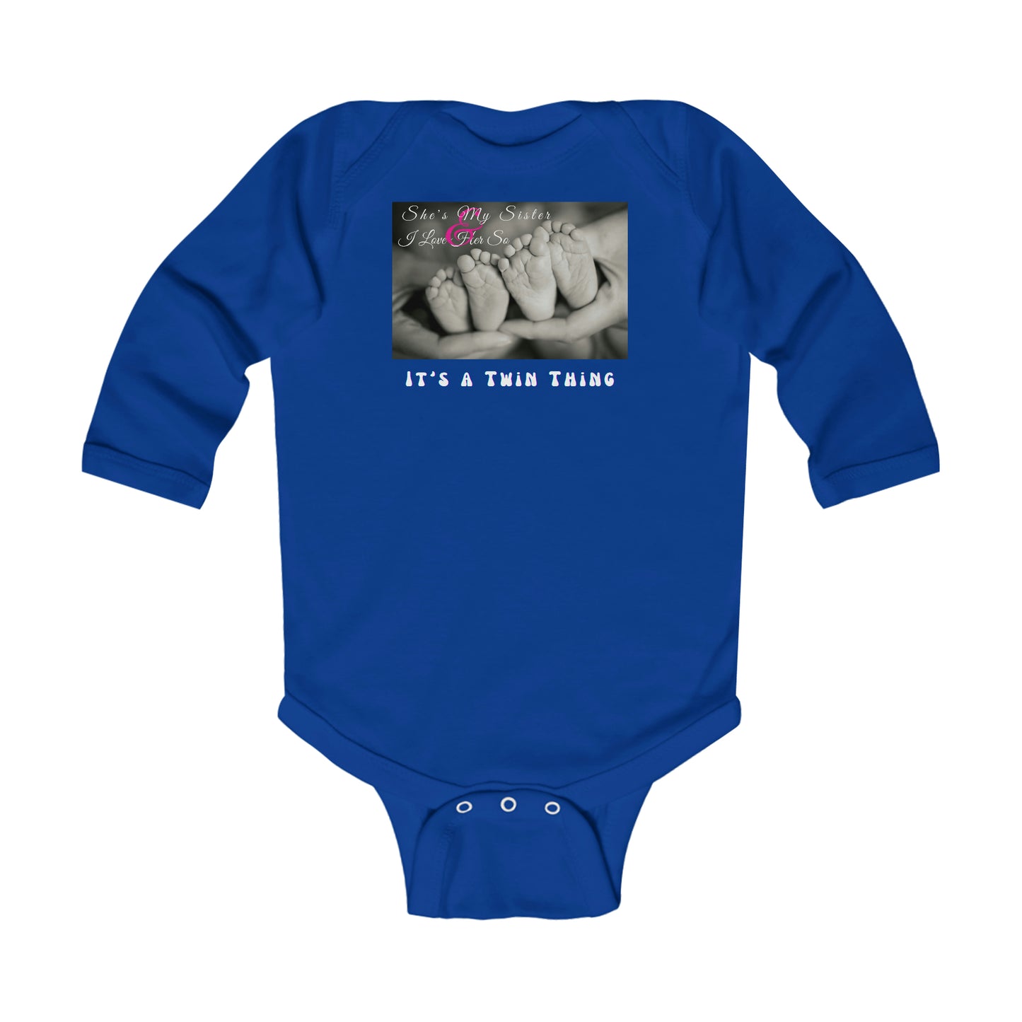 Baby Talk, Infant Long Sleeve Bodysuit