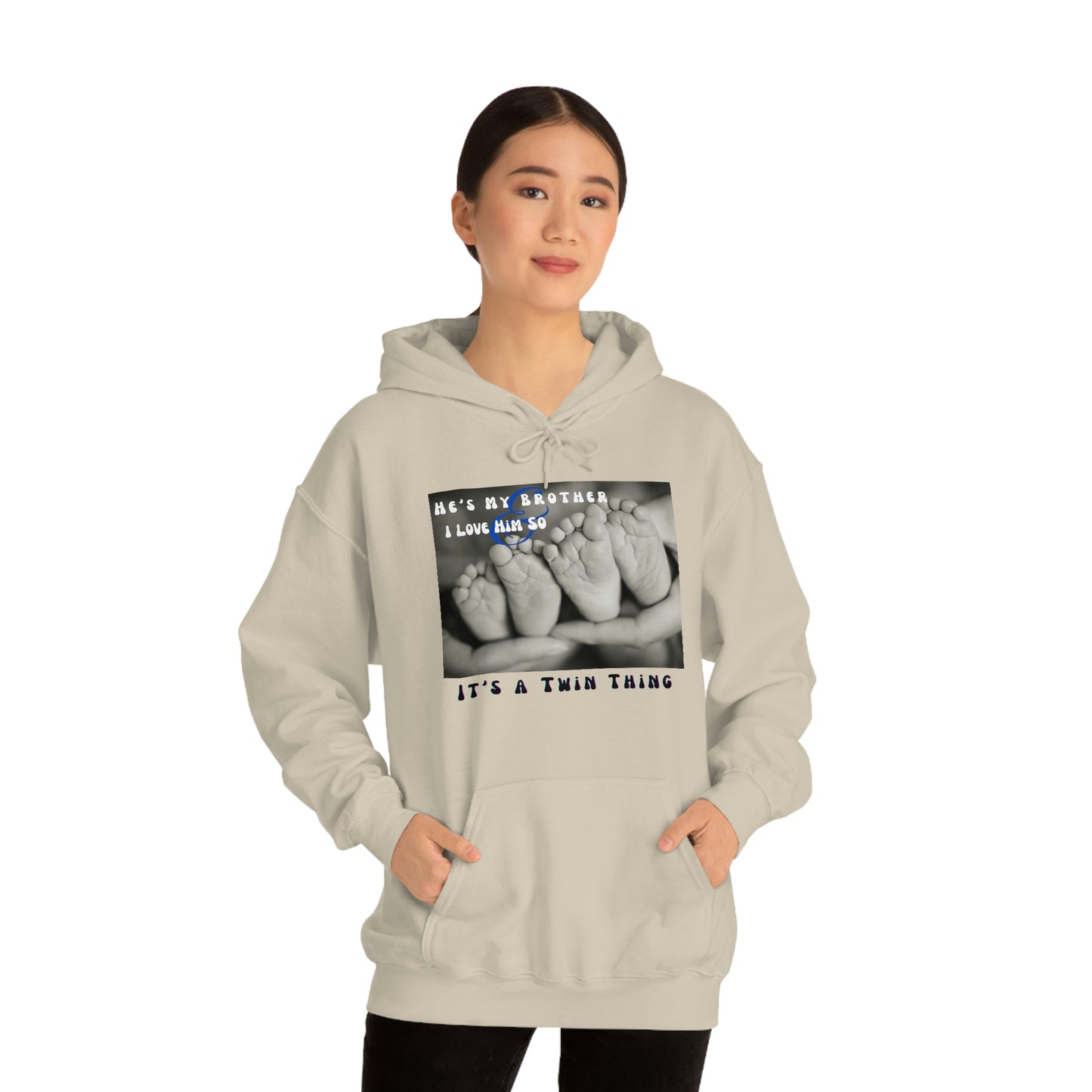 Twin, Unisex Heavy Blend™ Hooded Sweatshirt