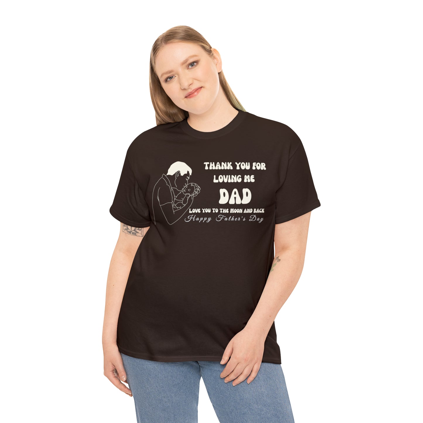 Exotic Print Father's Day Unisex Heavy Cotton Tee