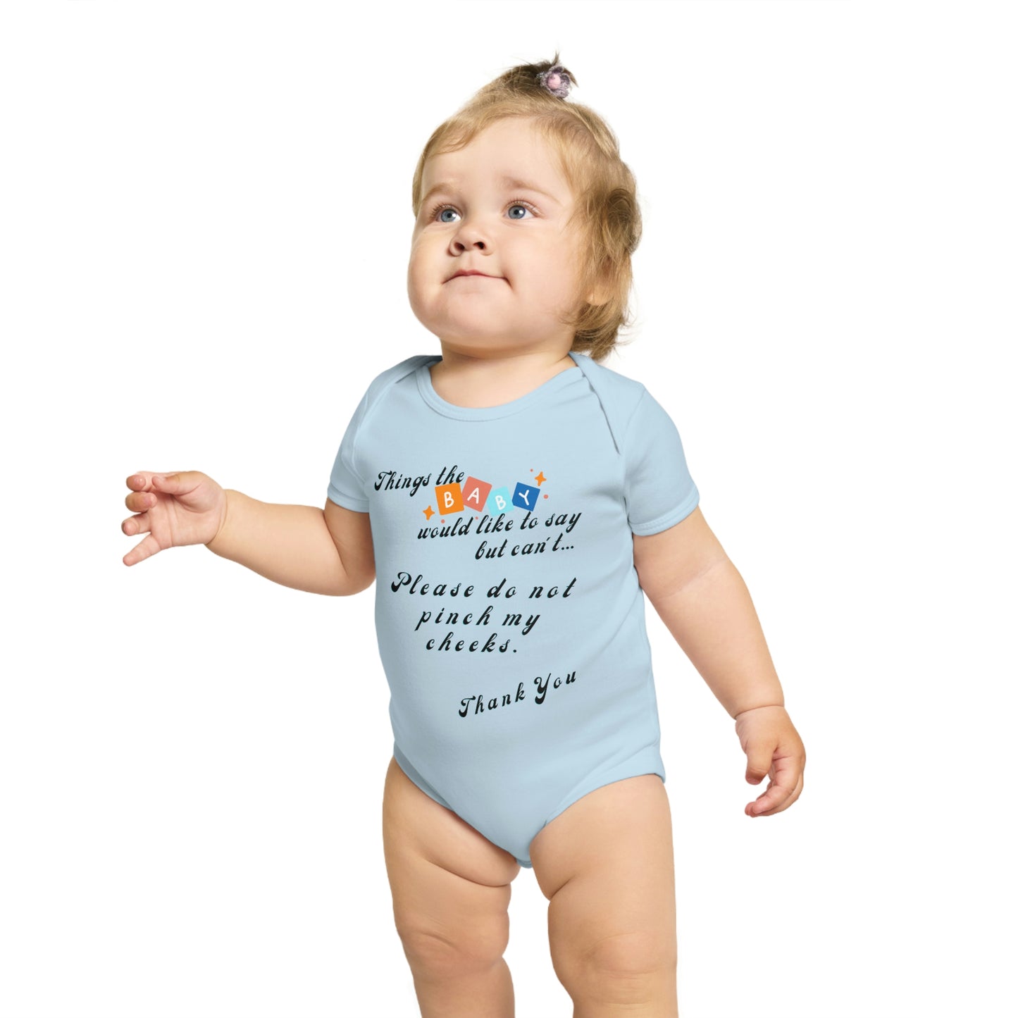 Baby Talk, Short Sleeve Baby Bodysuit