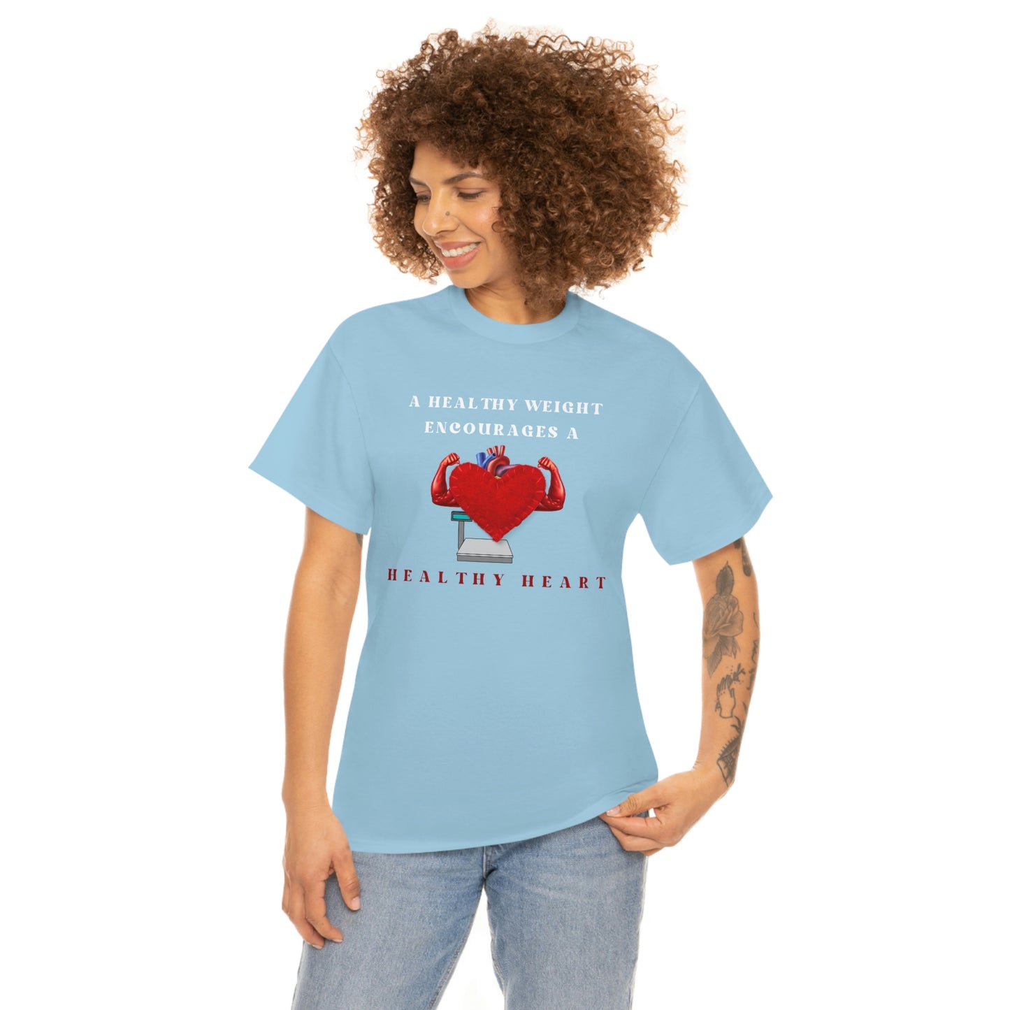 Healthy Heart Unisex Heavy Cotton Tee