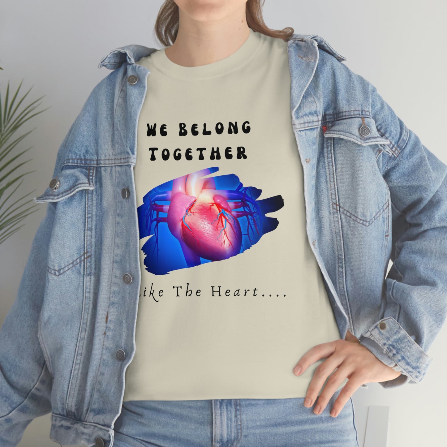 Stronger Together, Love, Unisex Heavy Cotton Tee