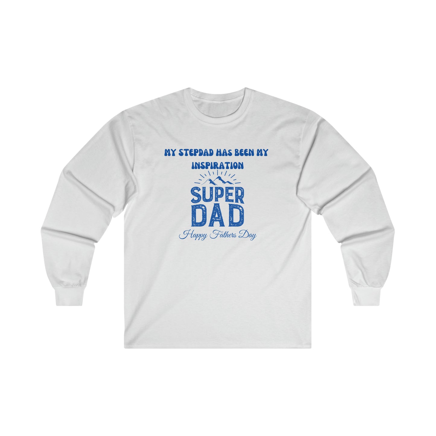 Exotic Print Fathers Day Ultra Cotton Long Sleeve Tee