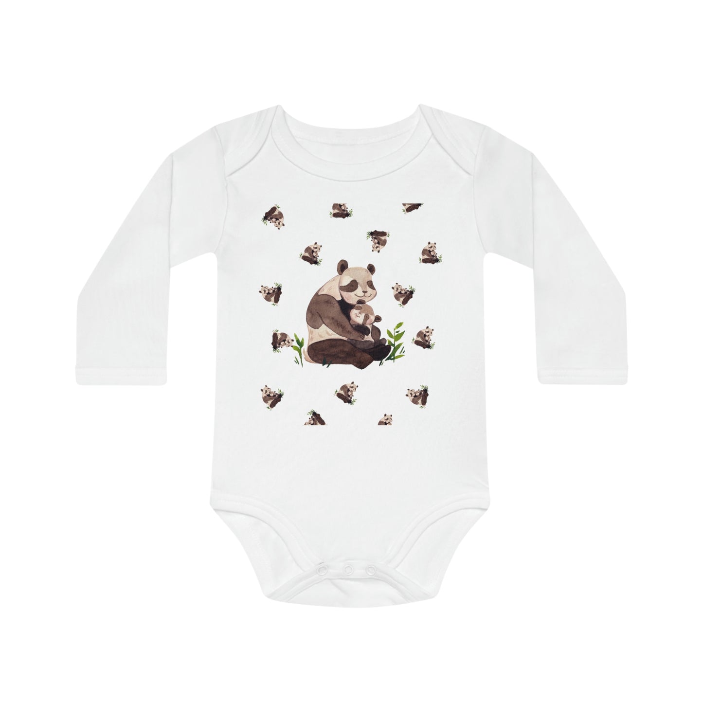 Baby Talk, Baby Long-Sleeve Organic Bodysuit