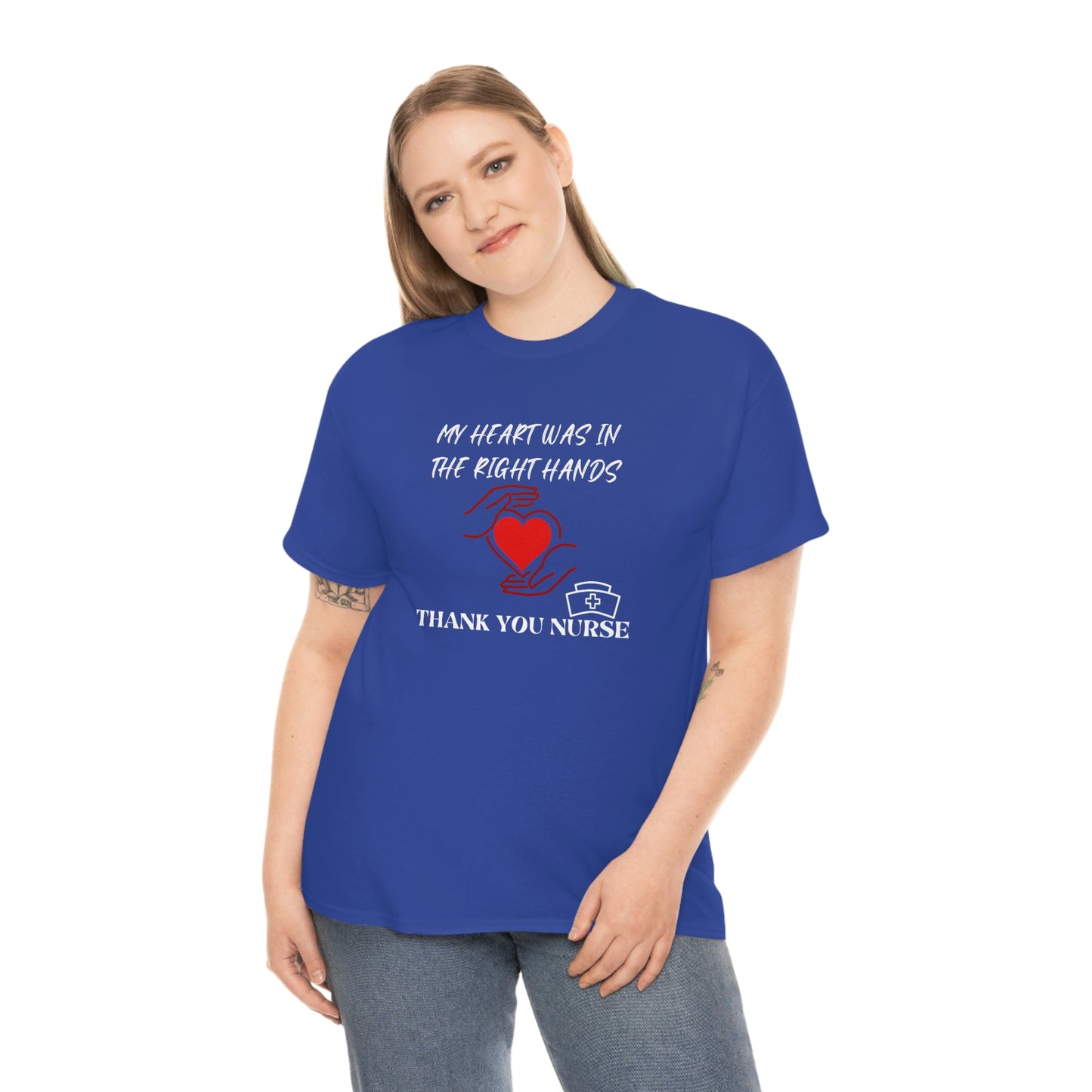 Medical, CVICU, EKG, Unisex Heavy Cotton Tee