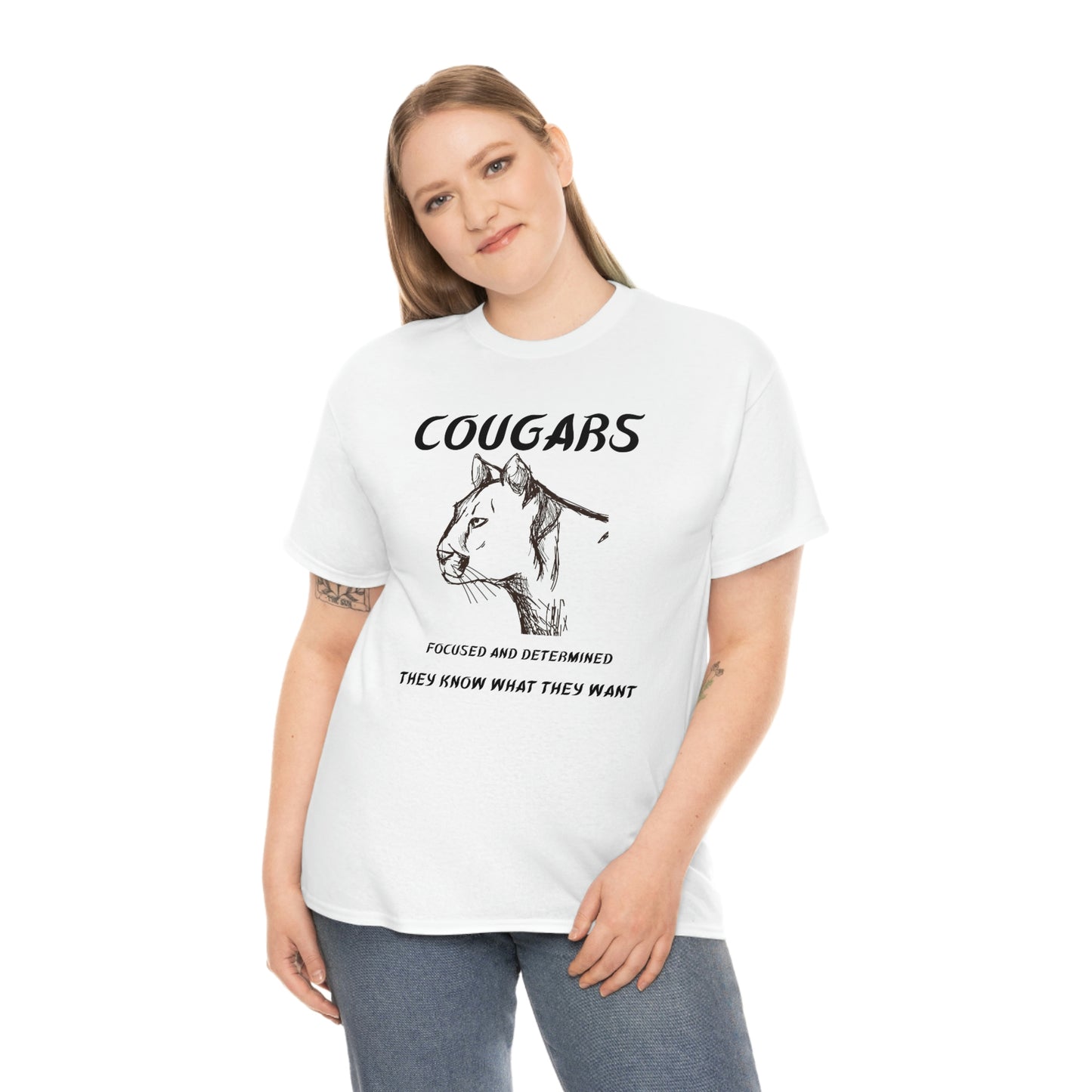 Cougars Unisex Heavy Cotton Tee