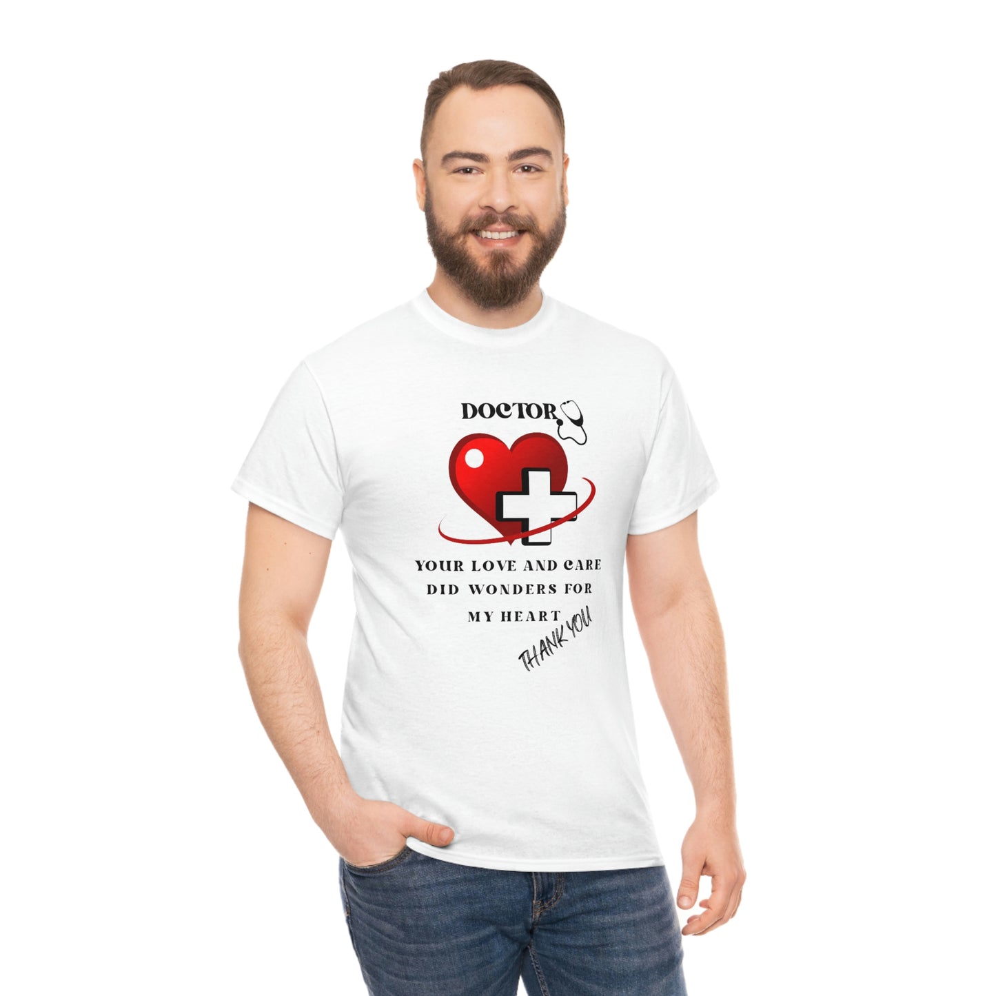 Medical, CVICU, EKG, Unisex Heavy Cotton Tee