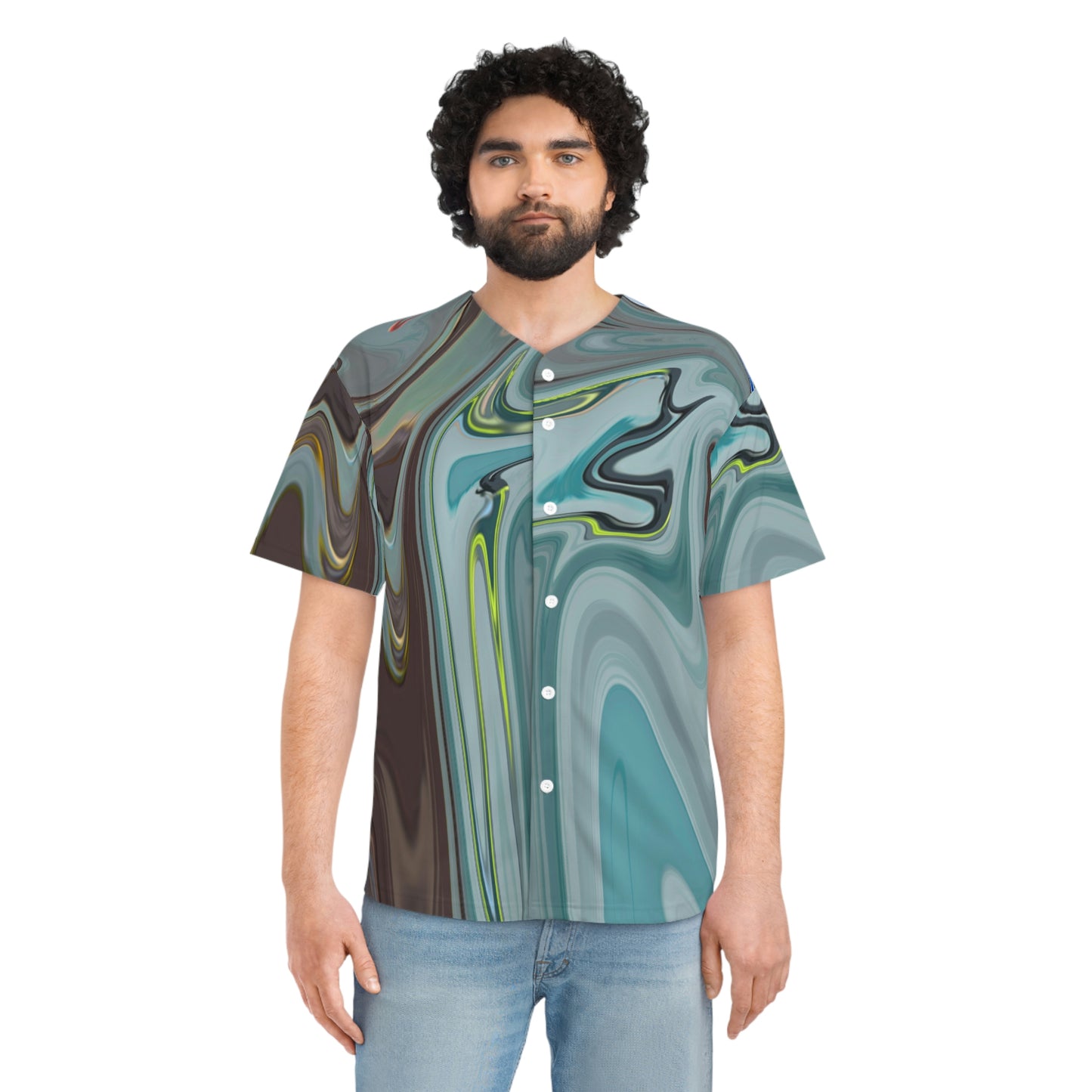 Exotic Print Baseball Jersey