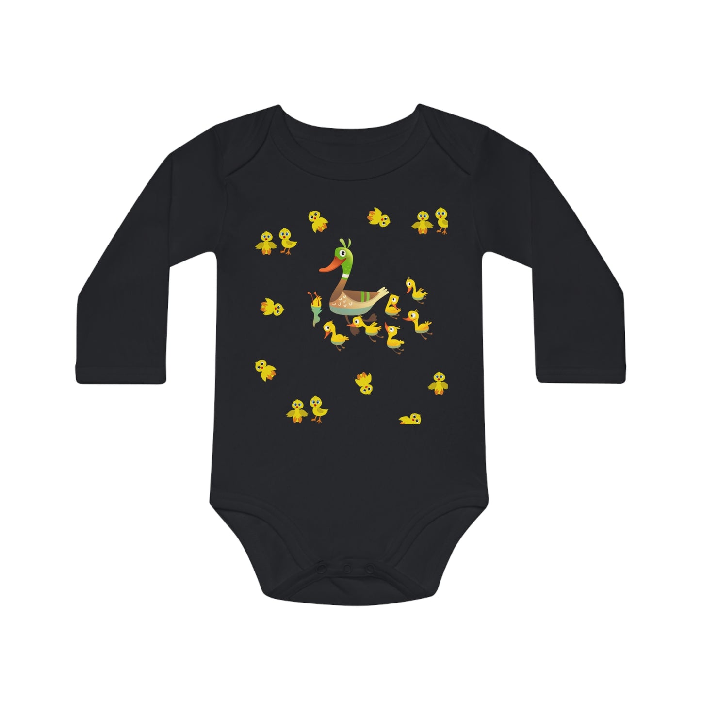 Baby Talk, Baby Long-Sleeve Organic Bodysuit