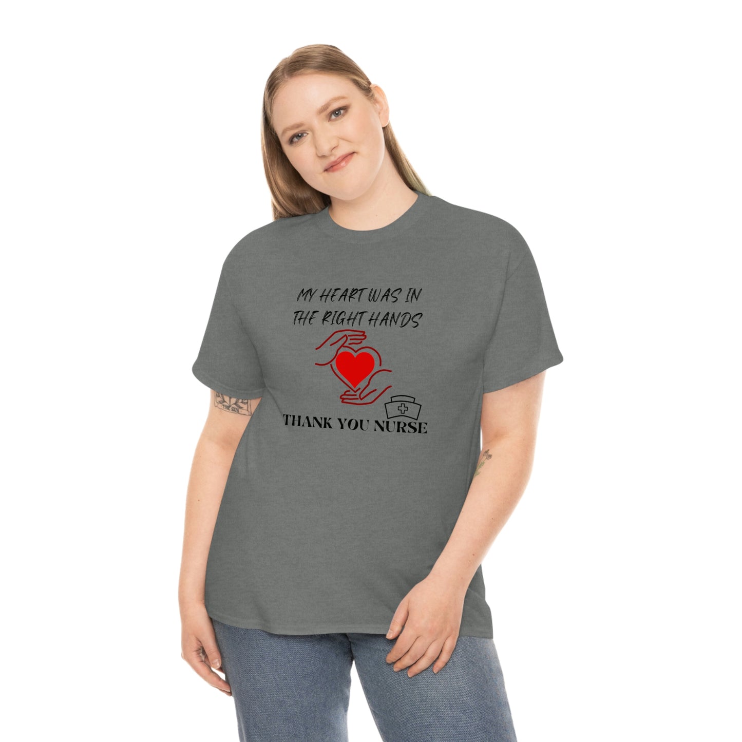 Medical, CVICU, EKG, Unisex Heavy Cotton Tee