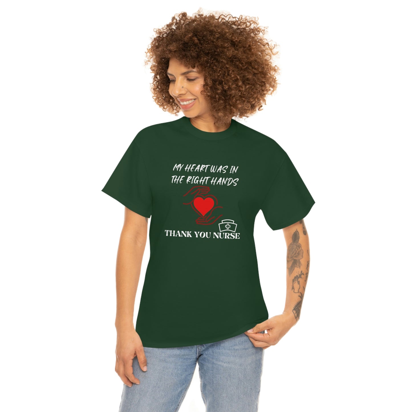 Medical, CVICU, EKG, Unisex Heavy Cotton Tee