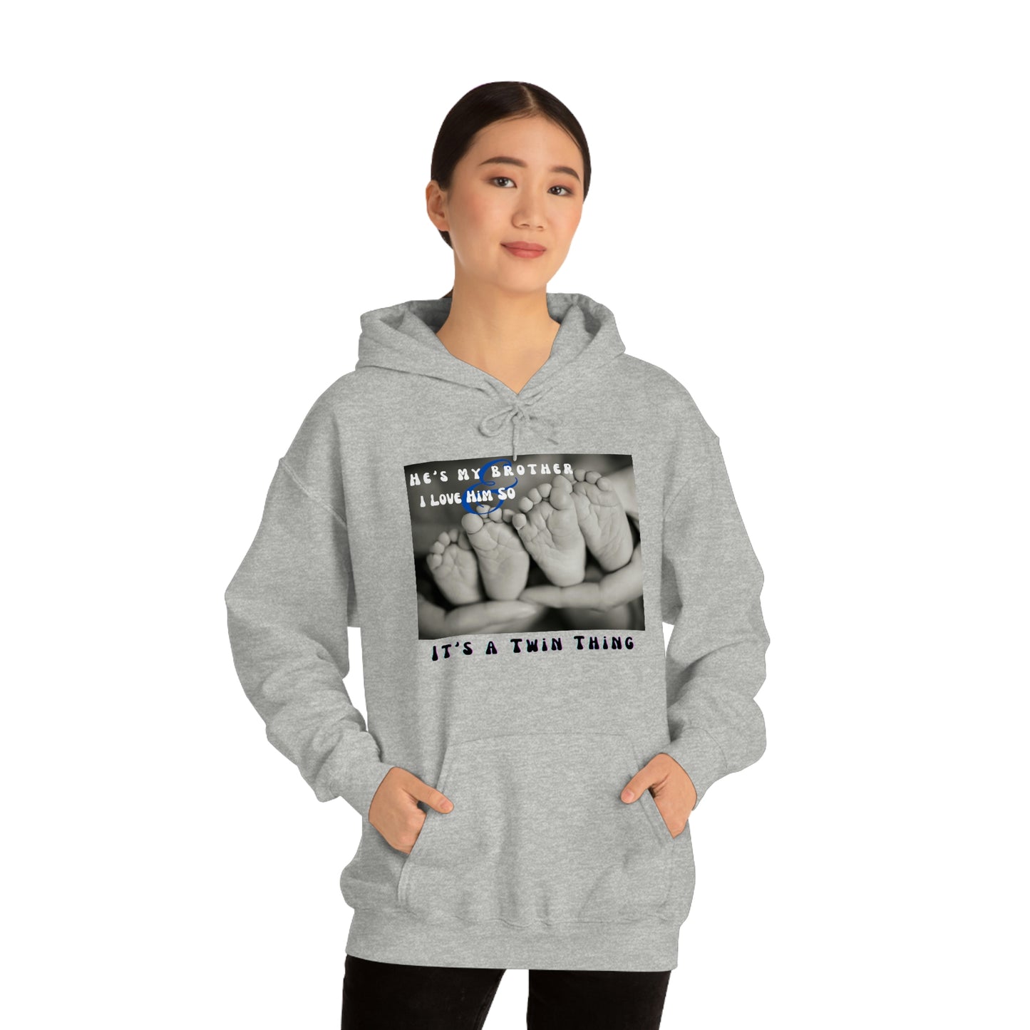 Twin, Unisex Heavy Blend™ Hooded Sweatshirt