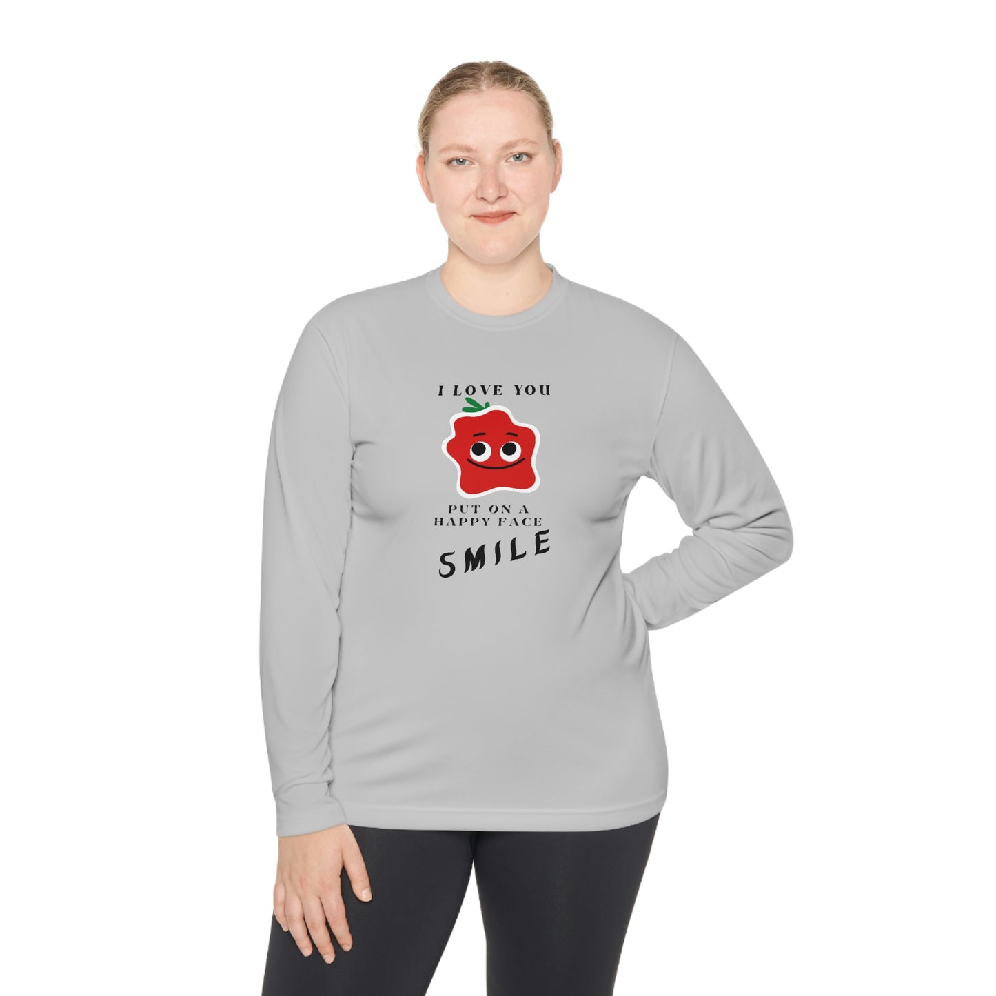 Smile Unisex Lightweight Long Sleeve Tee