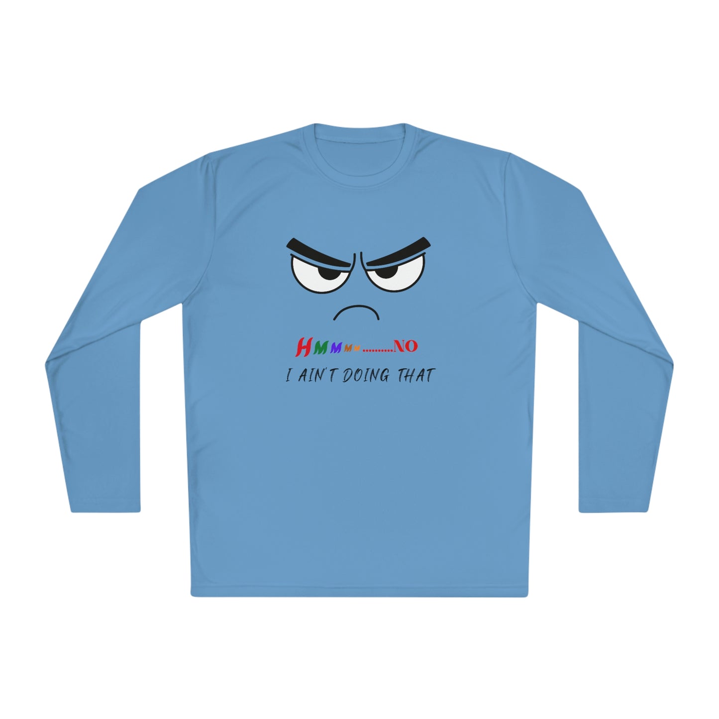 Hmmm, Unisex Lightweight Long Sleeve Tee