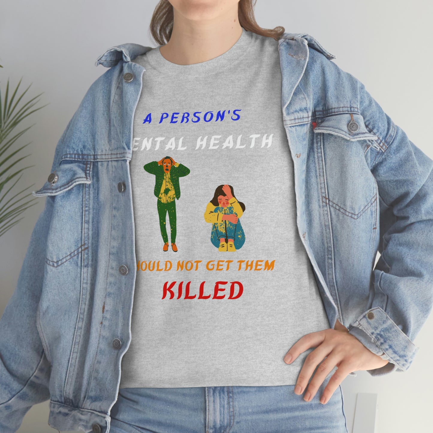 Mental Health Unisex Heavy Cotton Tee